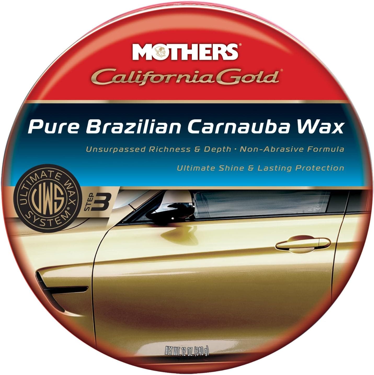 Mothers California Gold Pure Brazilian Carnauba Wax (Step 3)