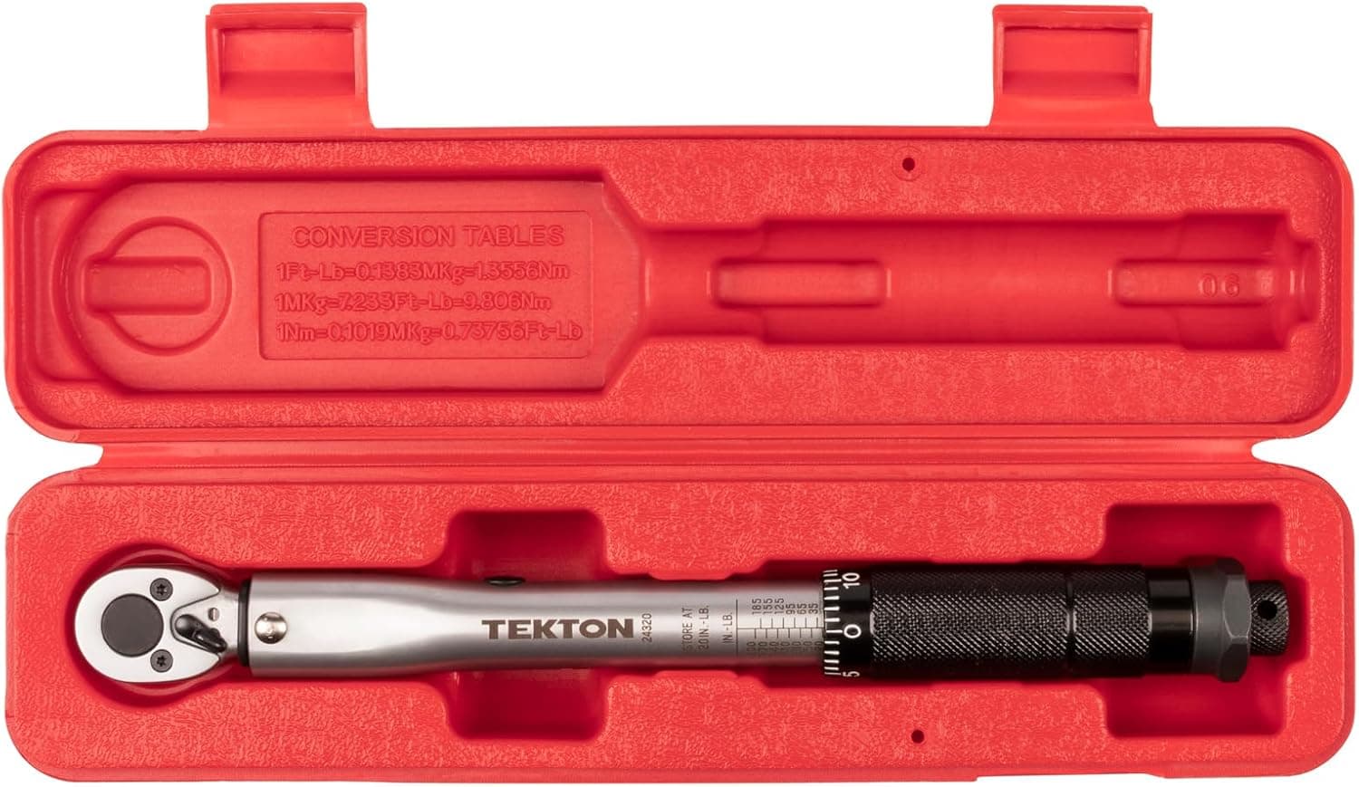 Tekton 1/2-Inch Drive Click Torque Wrench (10–150 ft-lbs)