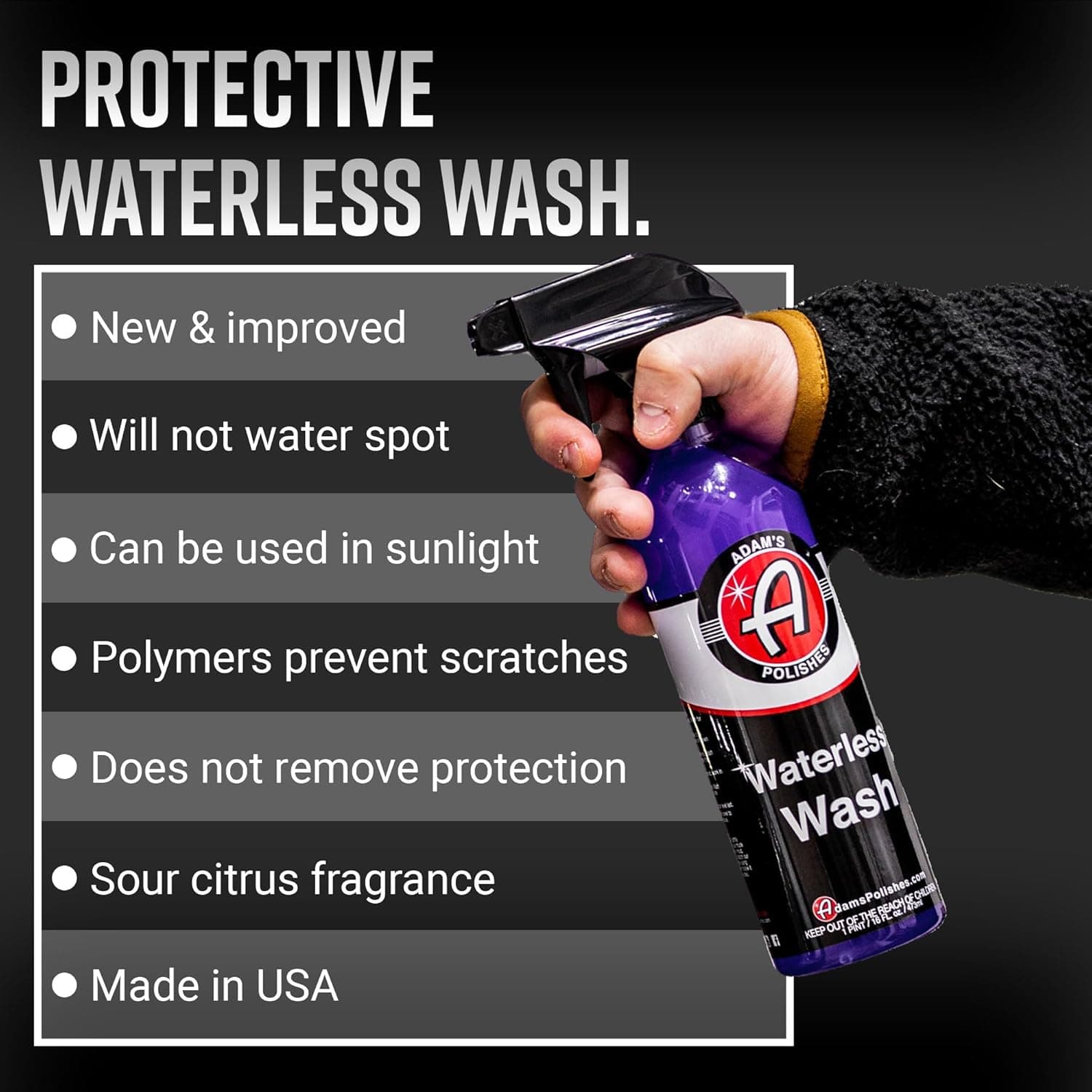 Adam's Polishes Waterless Wash