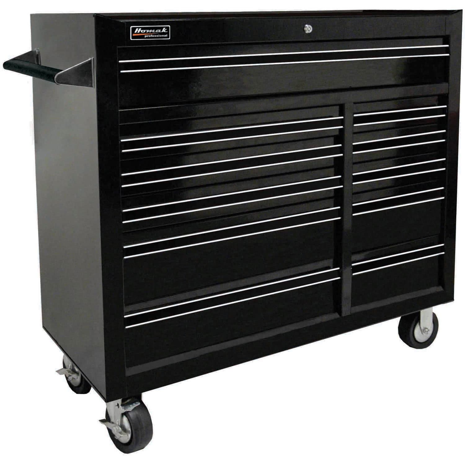 Homak BK04011410 Professional Series 41-Inch 11-Drawer Rolling Tool Cabinet