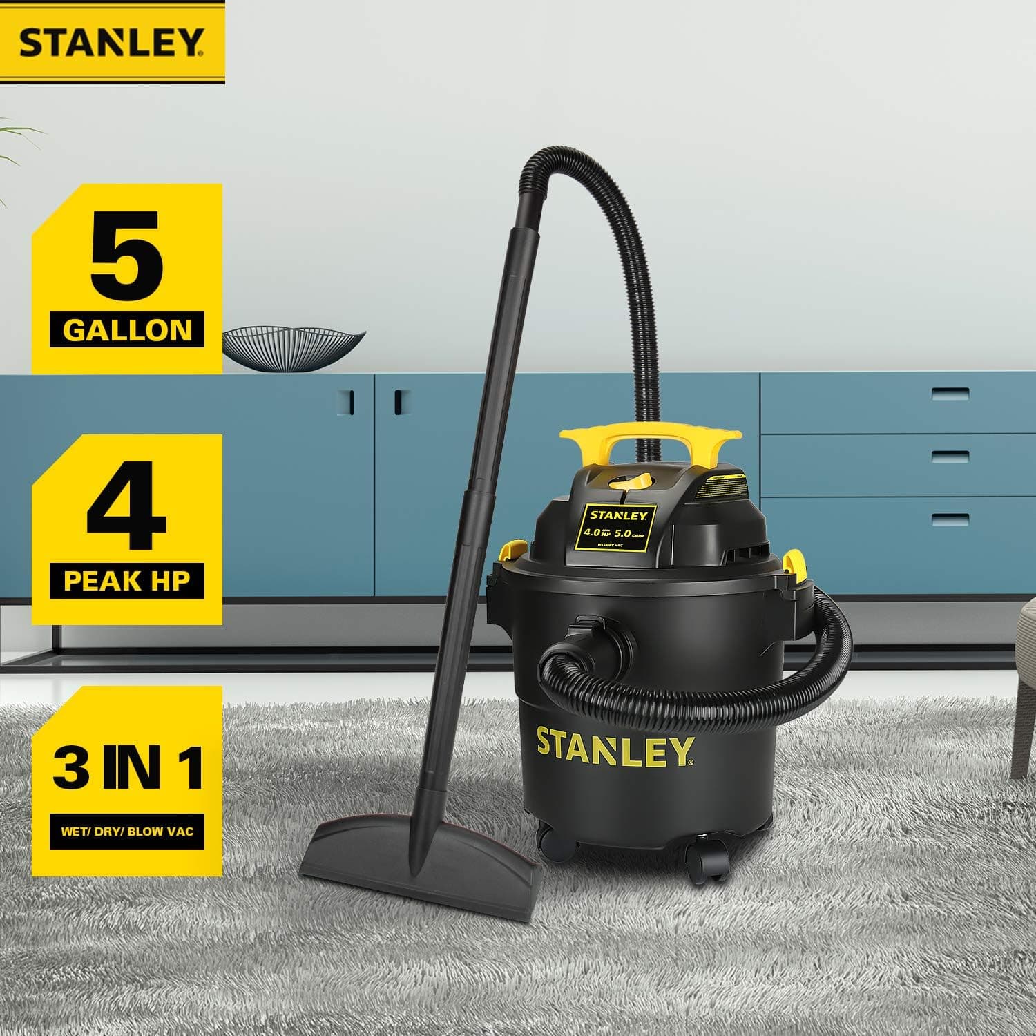 STANLEY SL18115P 5-Gallon Wet/Dry Vacuum