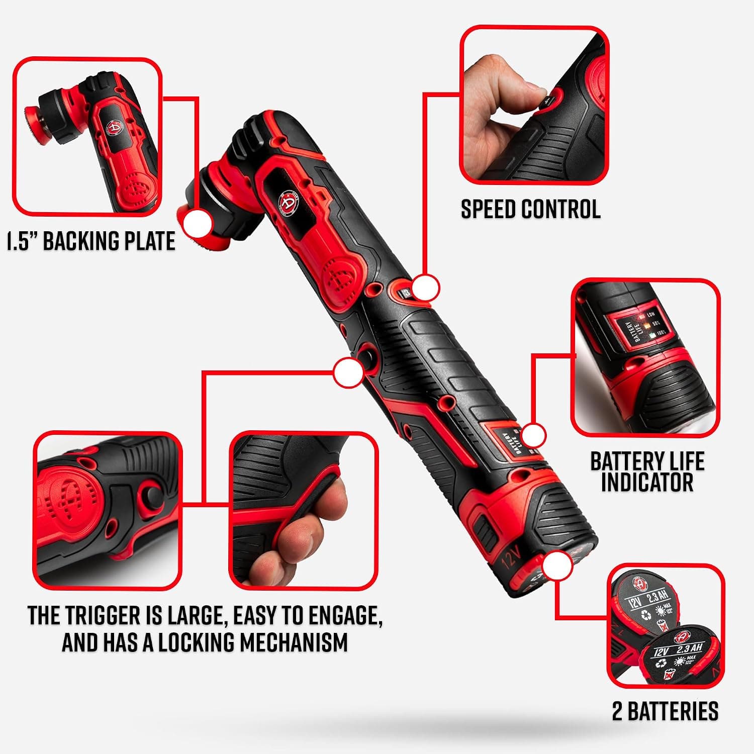 Adam's Polishes SK Pro Micro Cordless Swirl Killer Polisher 2.0