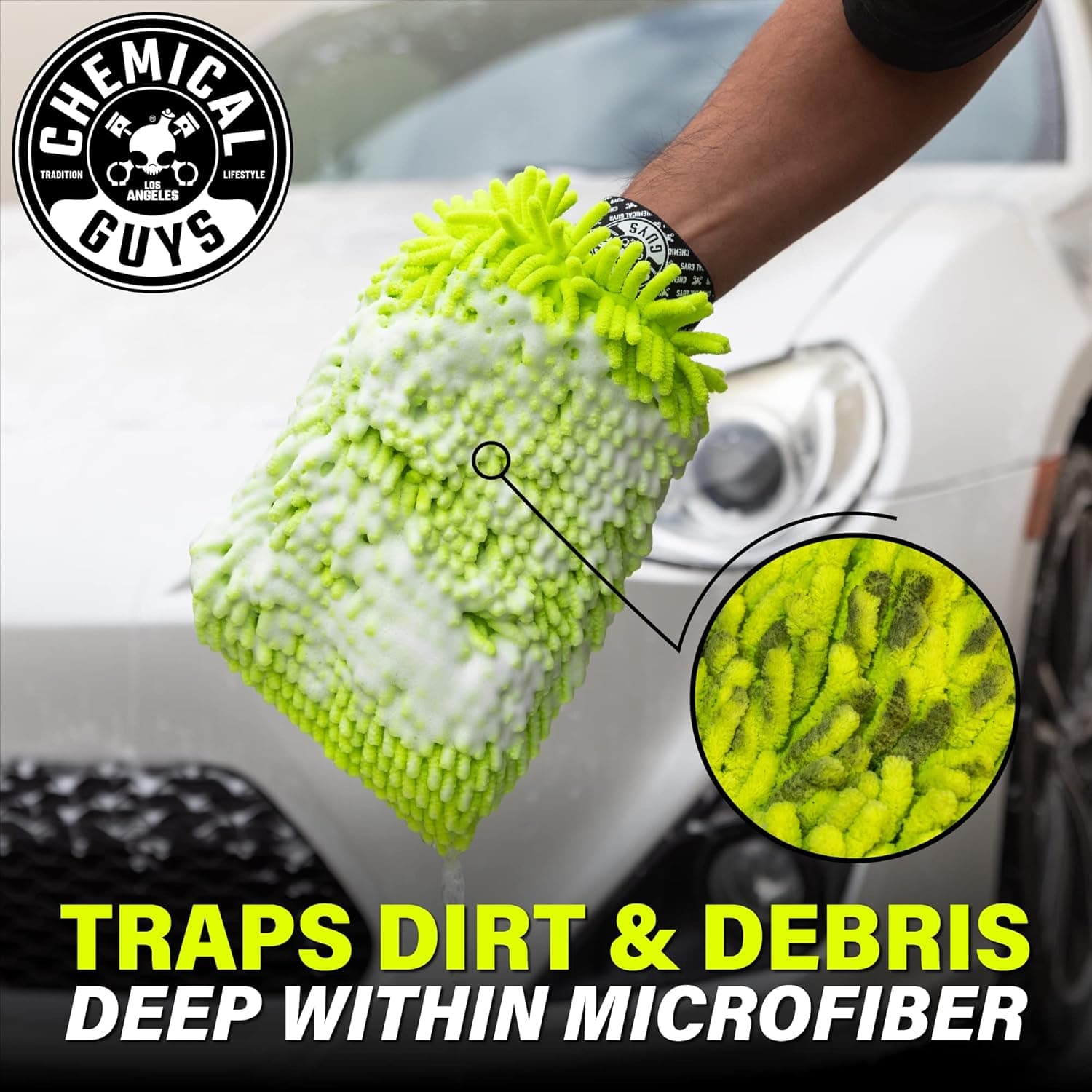 Chemical Guys Chemical Guys Chenille Premium Microfiber Wash Mitt