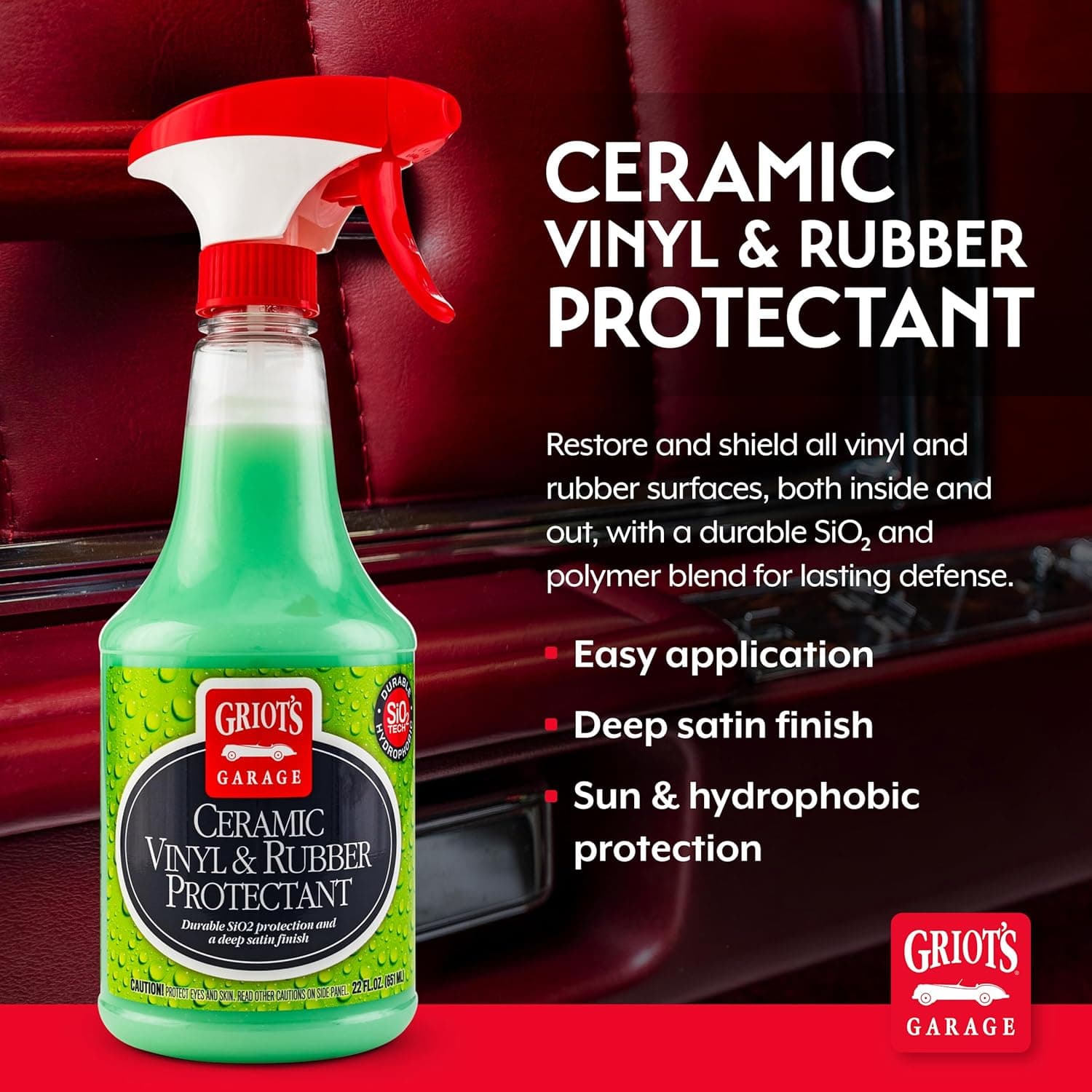 Griot's Garage Ceramic Vinyl and Rubber Protectant
