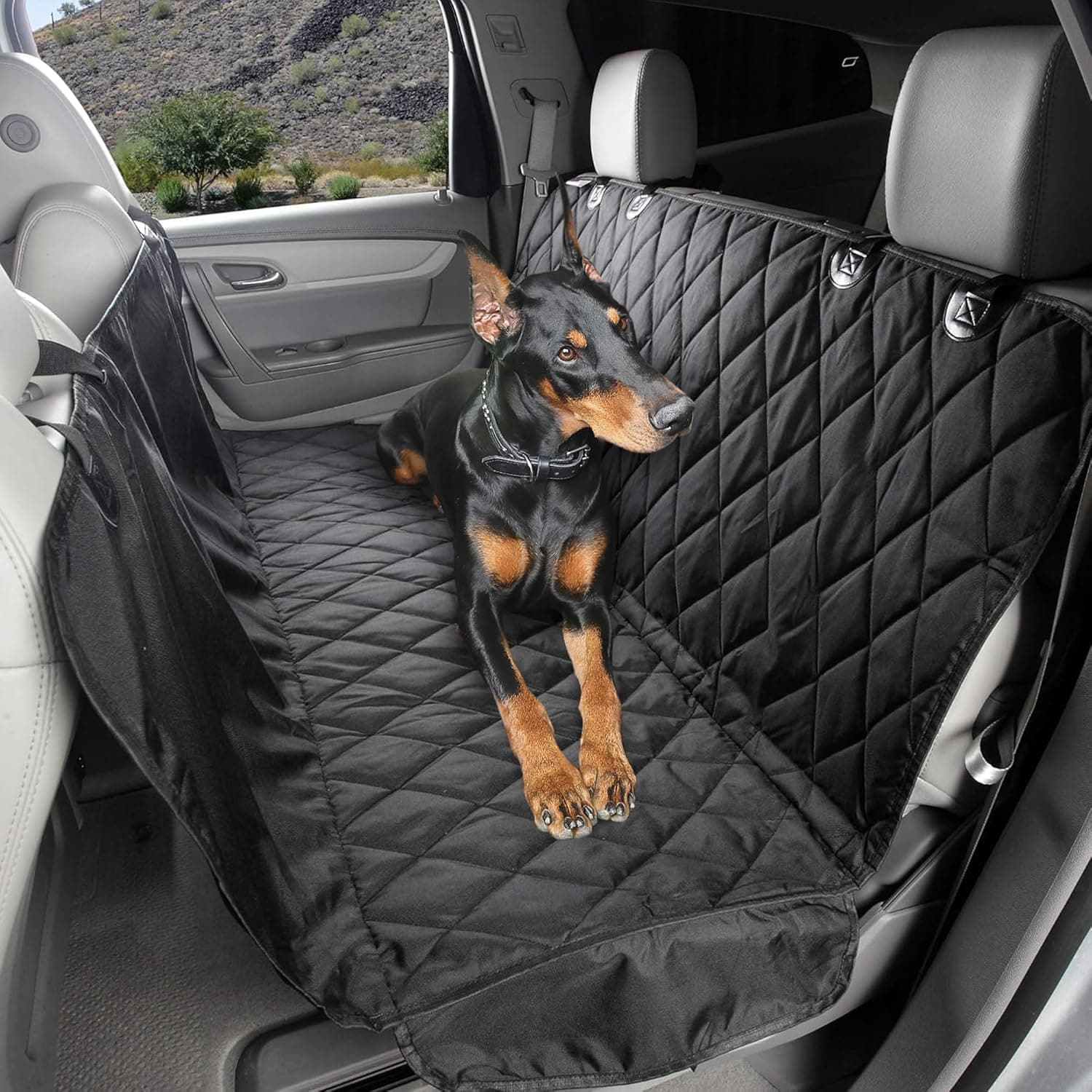 4Knines Dog Backseat Cover with Hammock