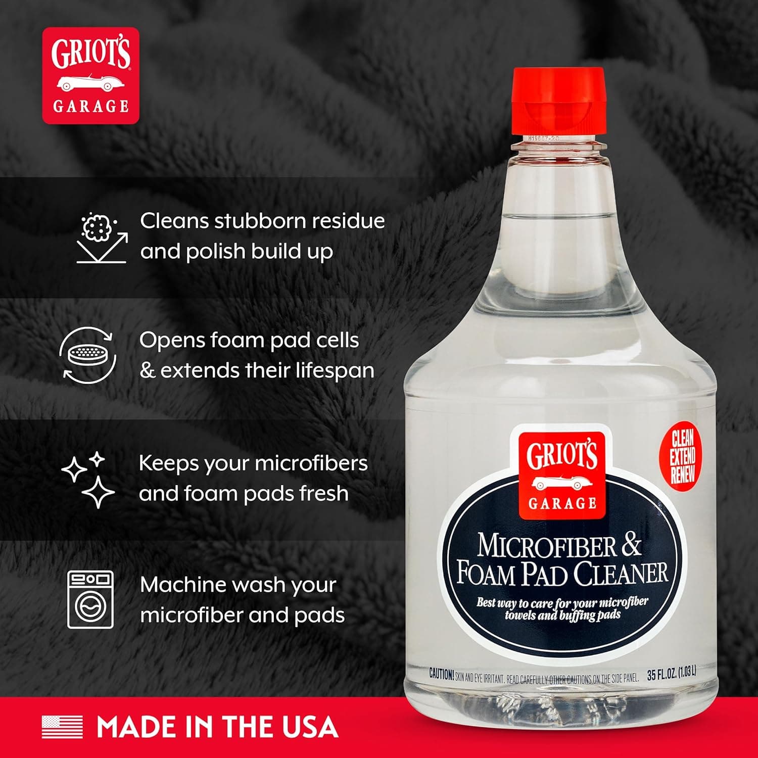 Griot's Garage Microfiber and Foam Pad Cleaner