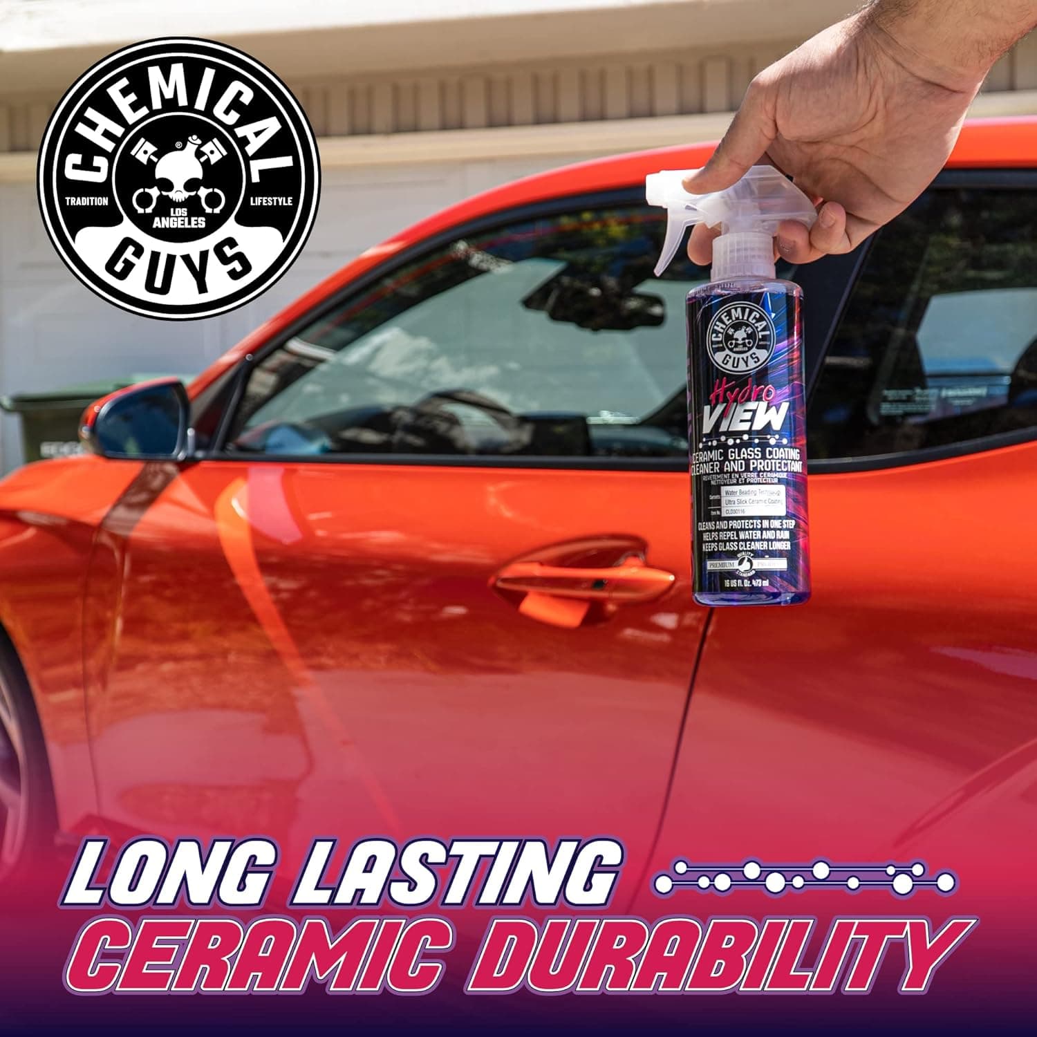 Chemical Guys HydroView Ceramic Glass Cleaner & Coating