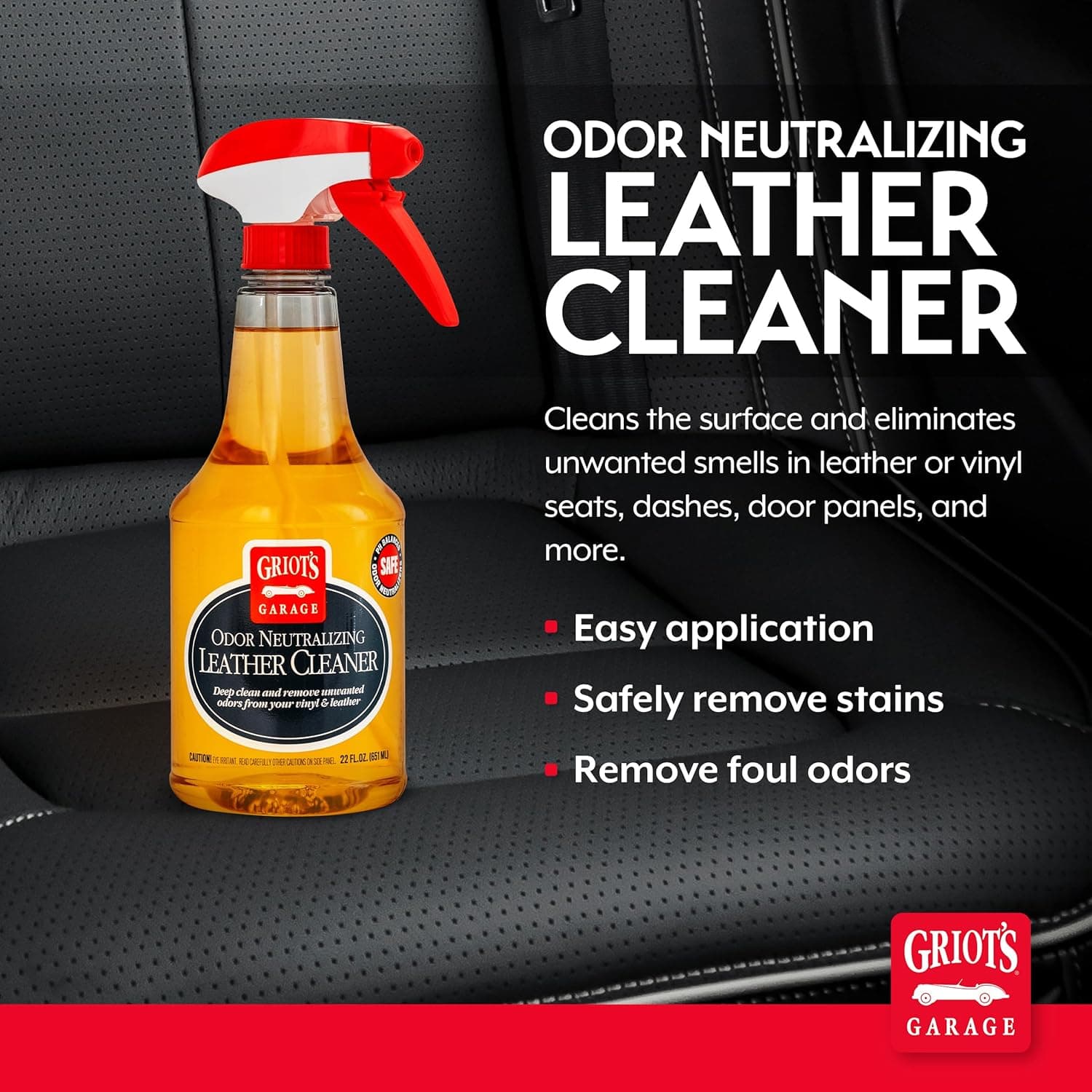 Griot's Garage Odor Neutralizing Leather Cleaner