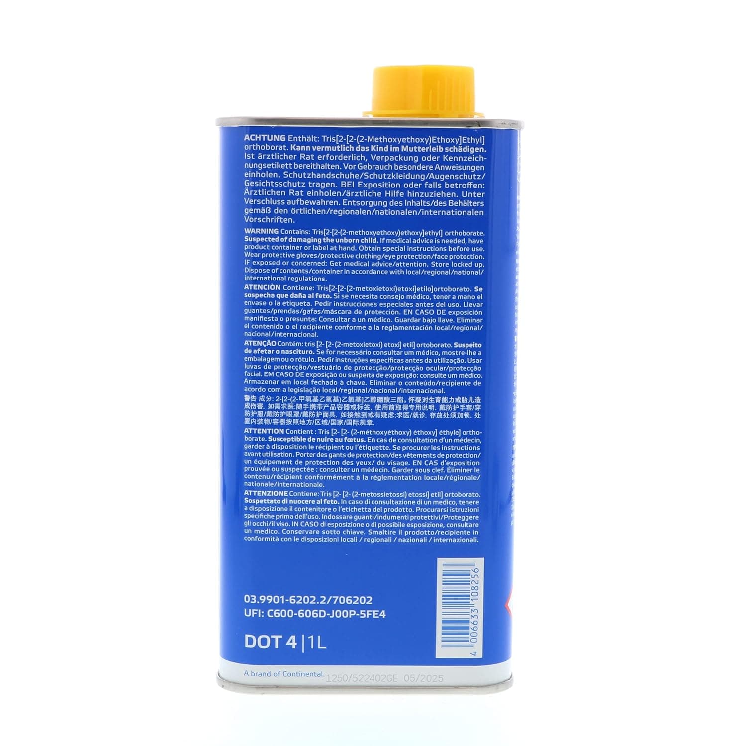 ATE Original TYP 200 DOT 4 Racing Brake Fluid