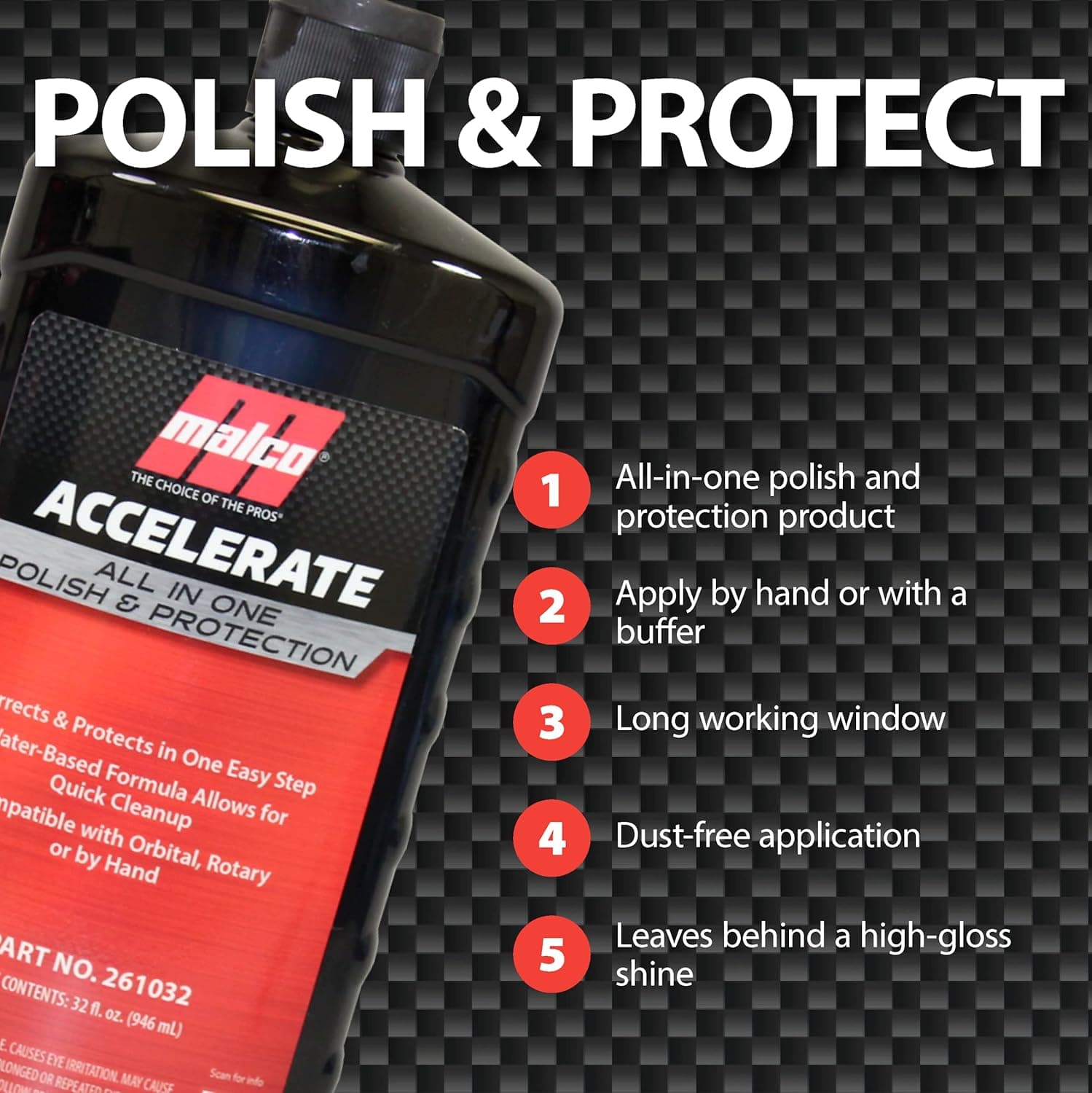 Malco Accelerate All-in-One Polish & Protection