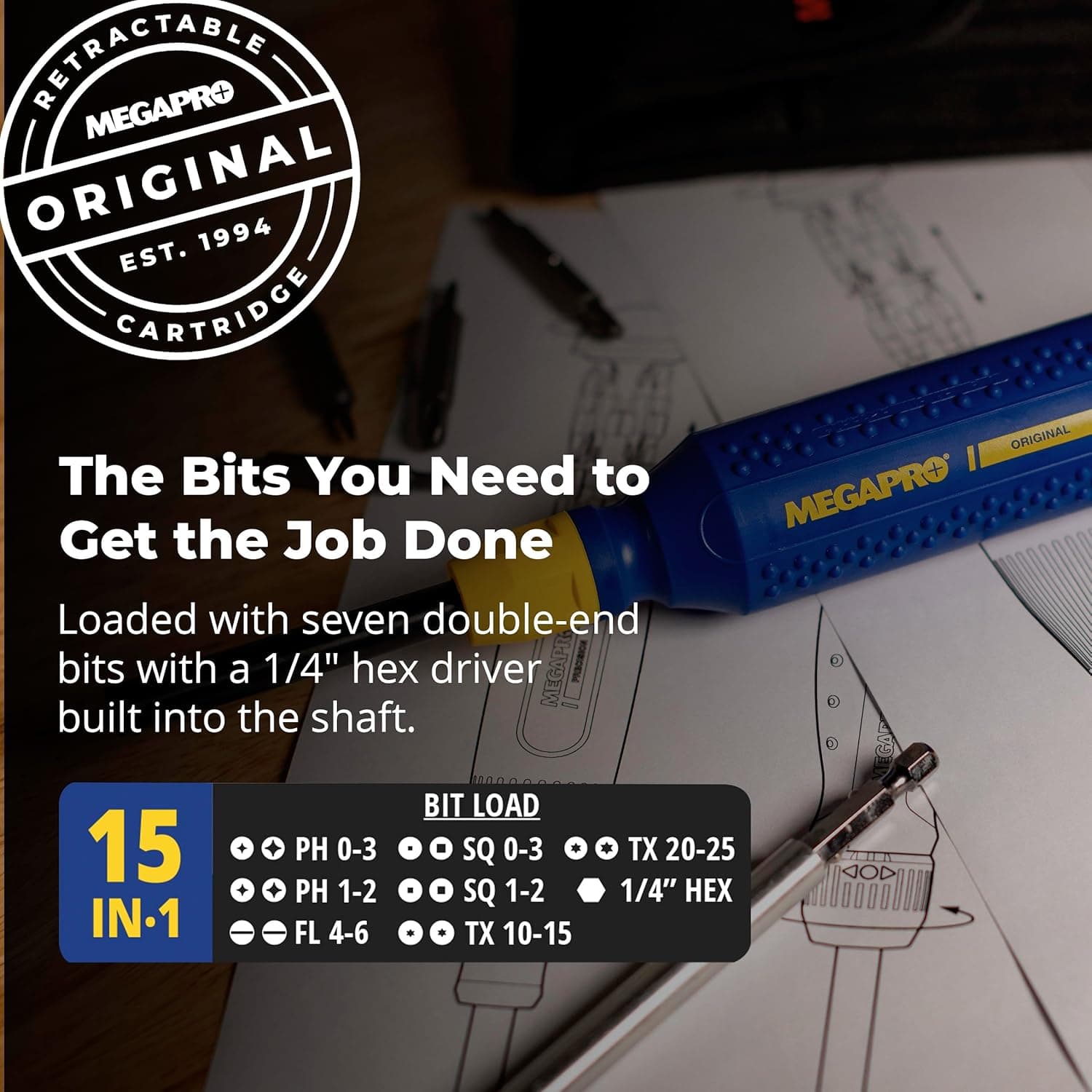 Megapro 15-in-1 Original Multi-bit Screwdriver