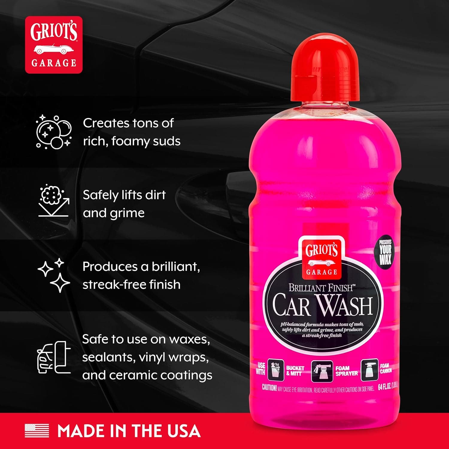 Griot's Garage Brilliant Finish Car Wash