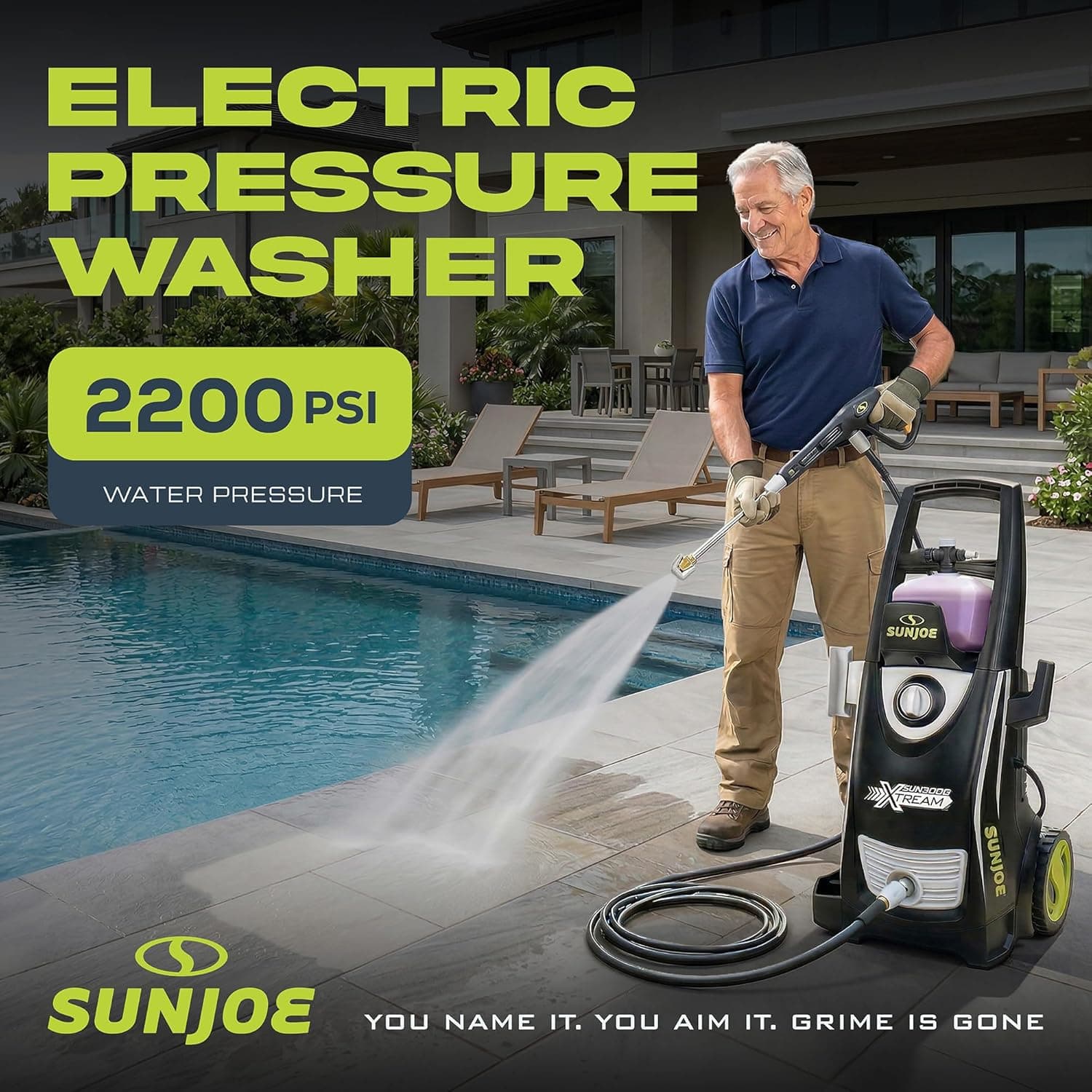 Sun Joe SPX3000-XT1 XTREAM Electric Pressure Washer