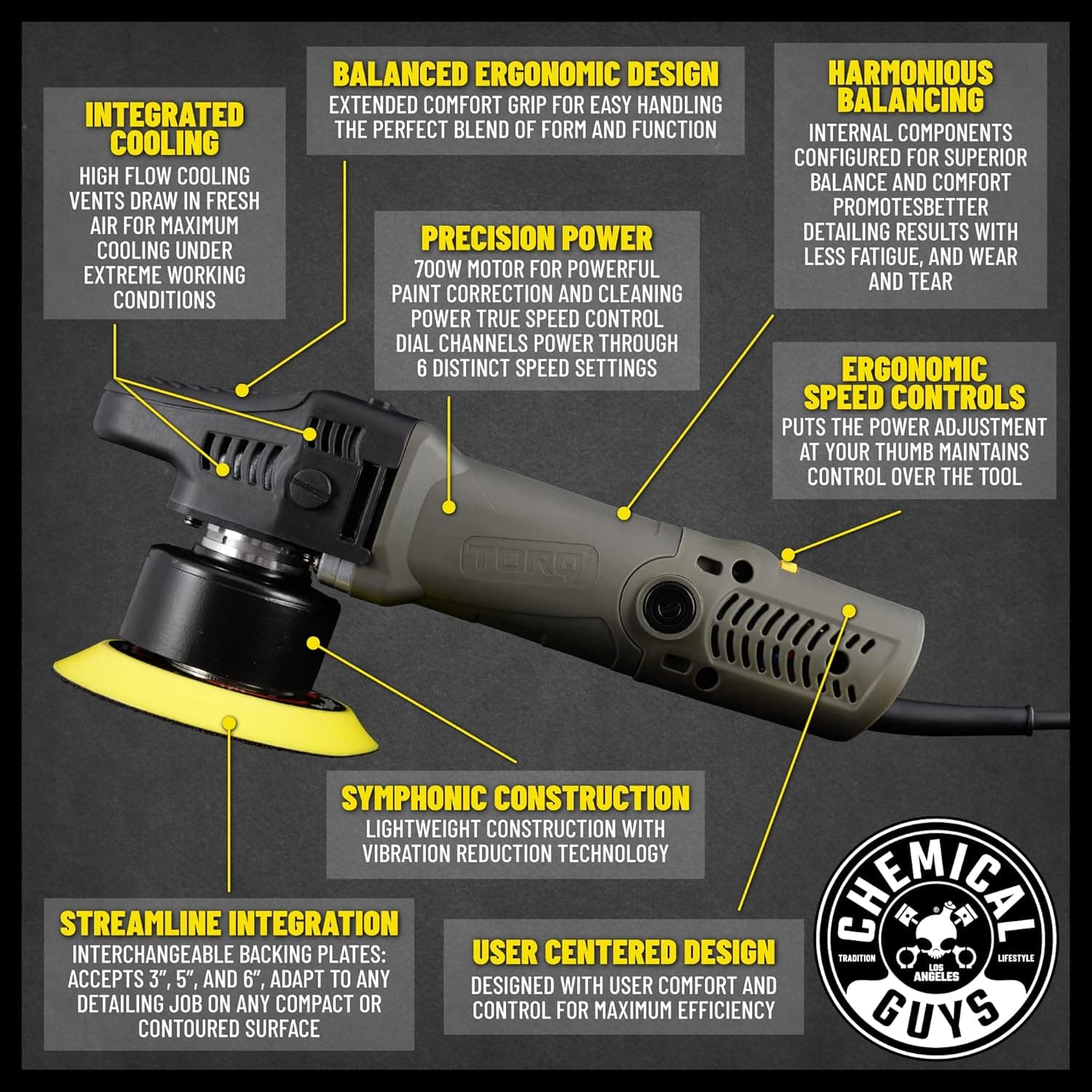 Chemical Guys TORQX Random Orbital Polisher