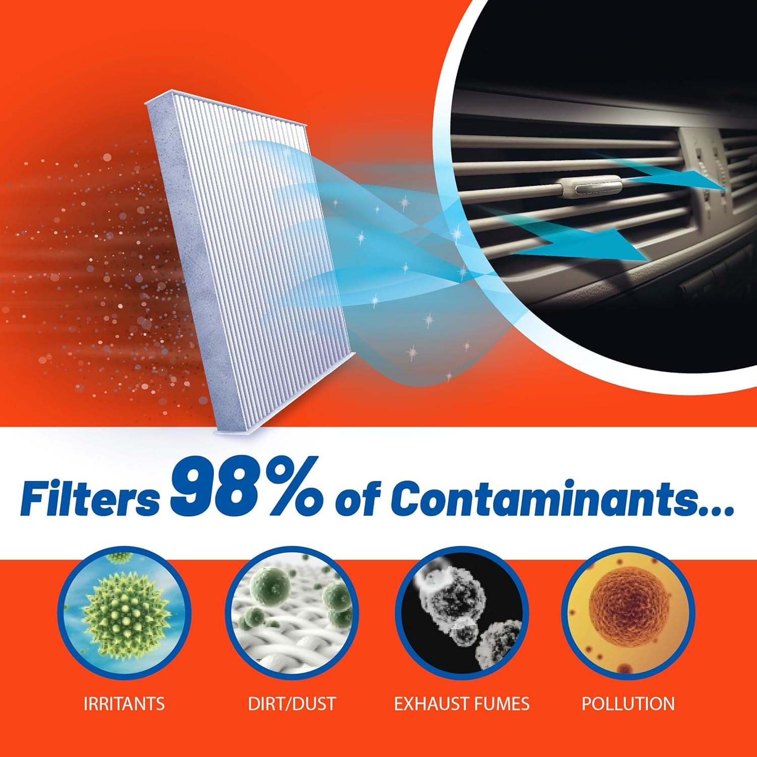 FRAM Fresh Breeze Cabin Air Filter with Arm & Hammer Baking Soda (CF10285)