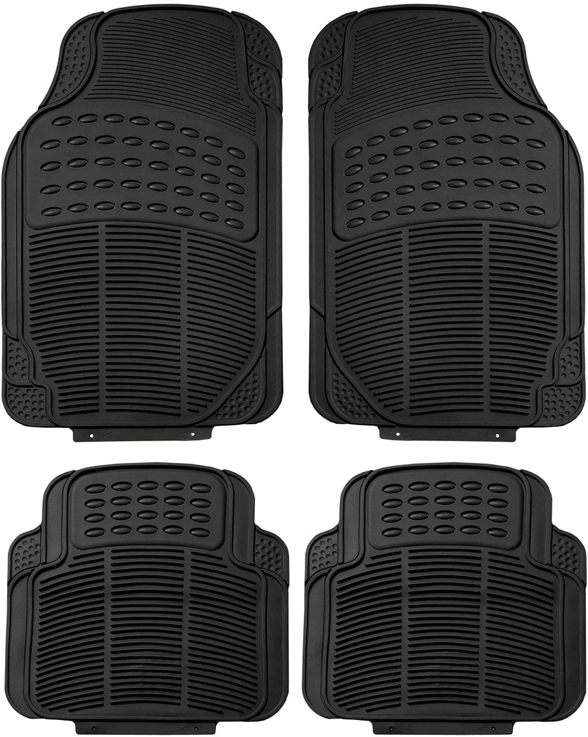 FH Group ClimaProof Heavy-Duty Rubber Floor Mats