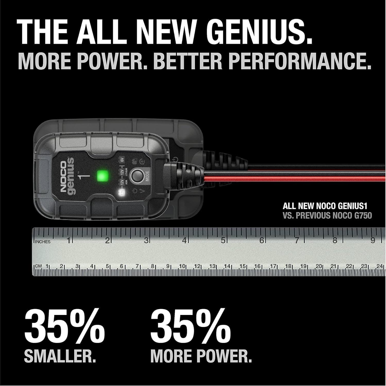 NOCO GENIUS1 1A Smart Battery Charger