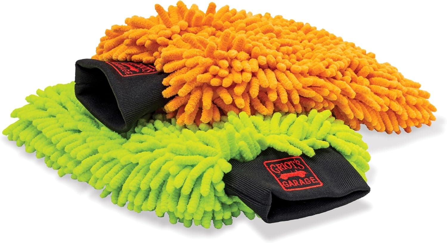 Griot's Garage Microfiber Wash Mitts (Set of 2, 10268)