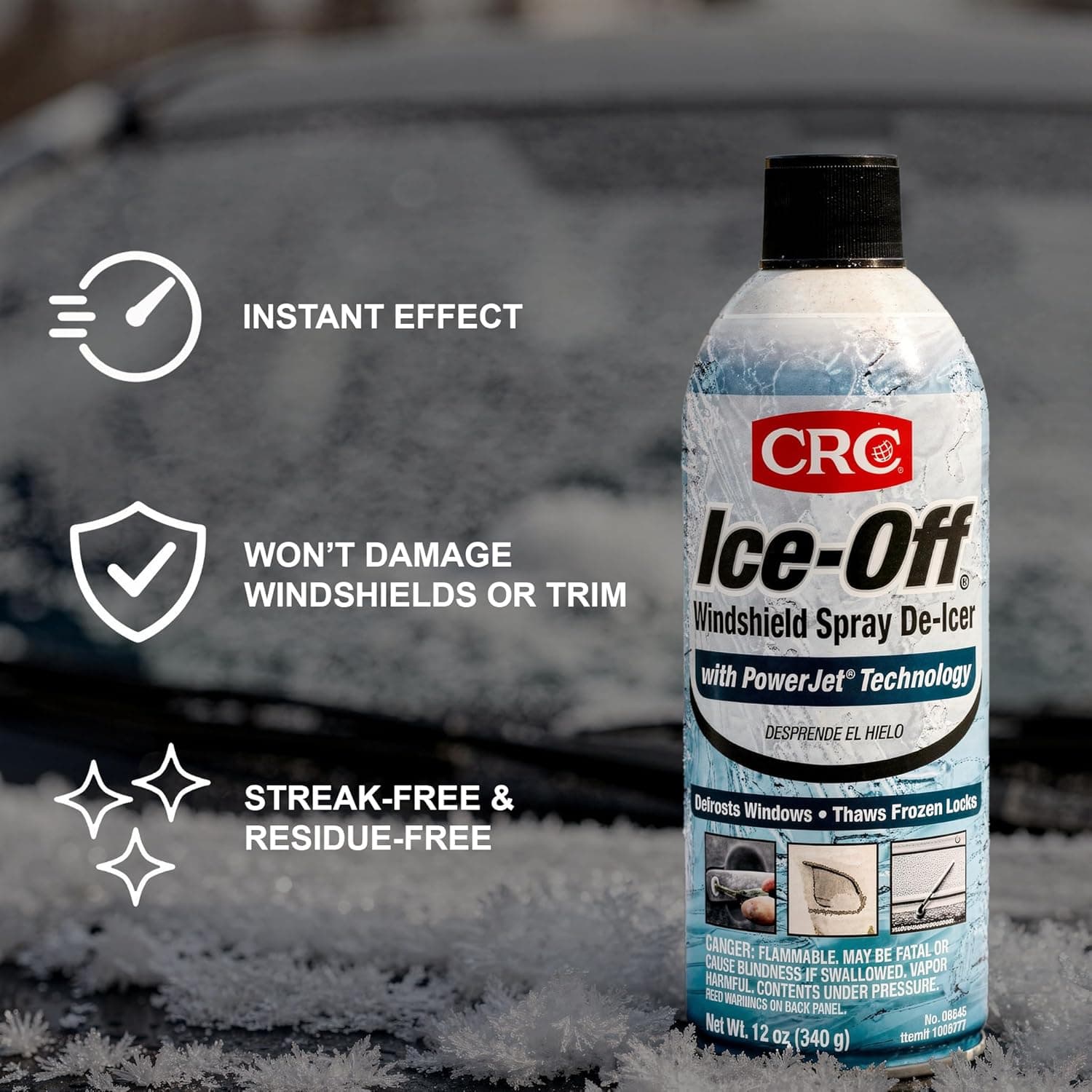 CRC Ice-Off Windshield Spray De-Icer