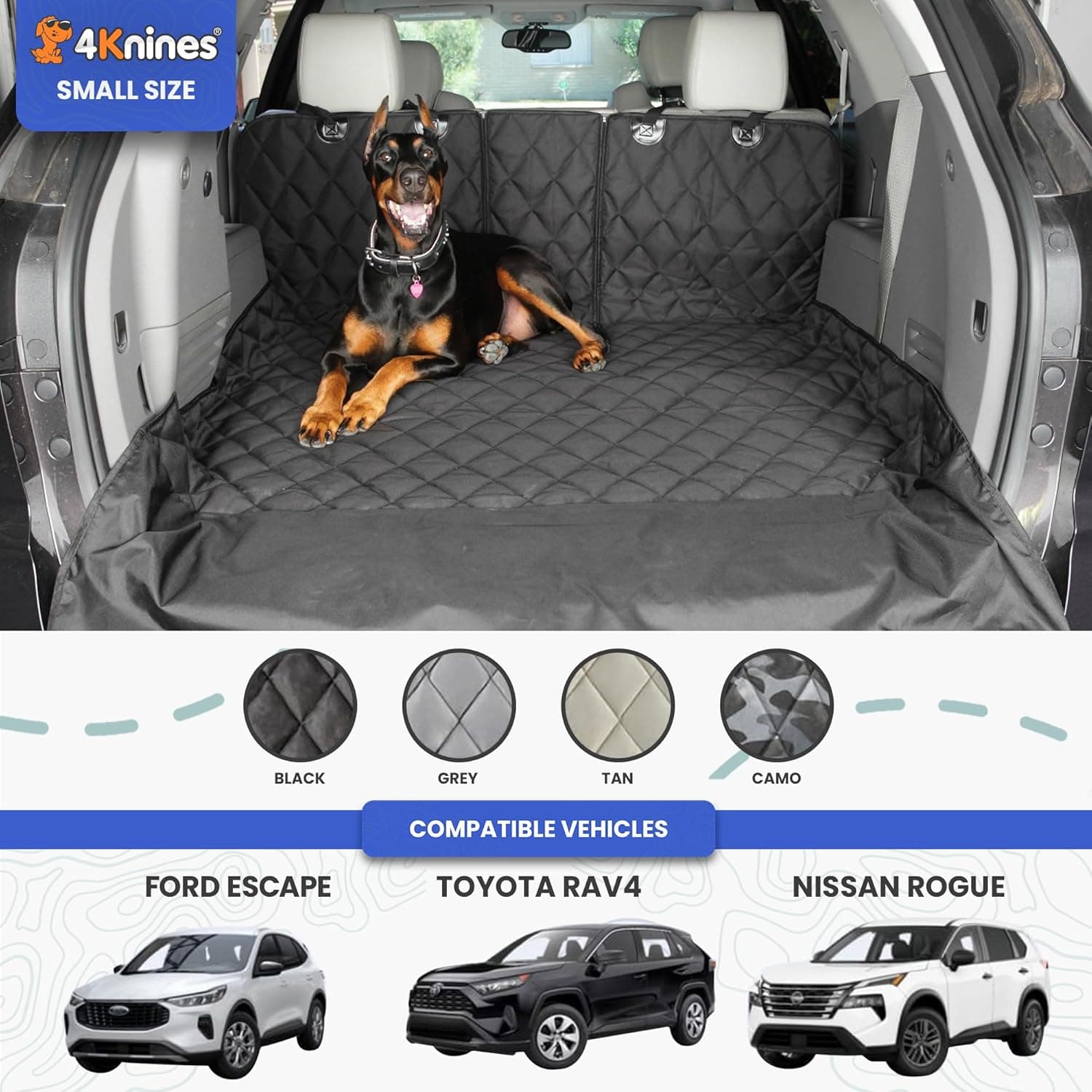 4Knines Split Cargo Liner for SUVs