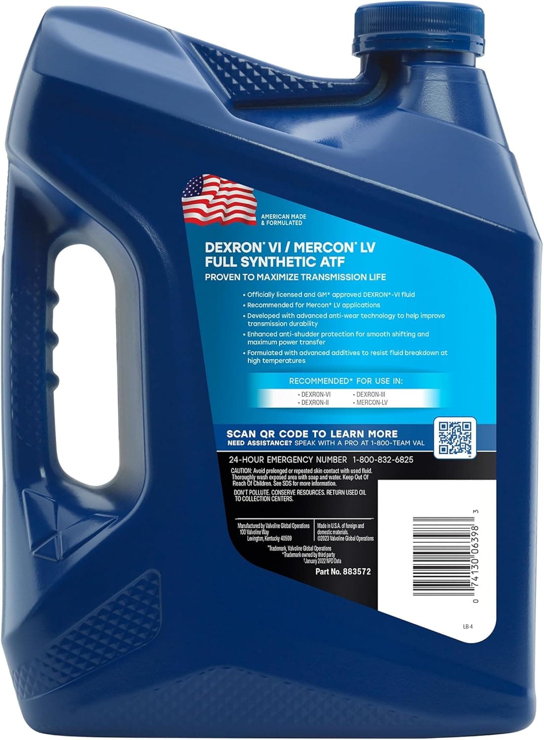 Valvoline DEXRON VI / MERCON LV Full Synthetic ATF