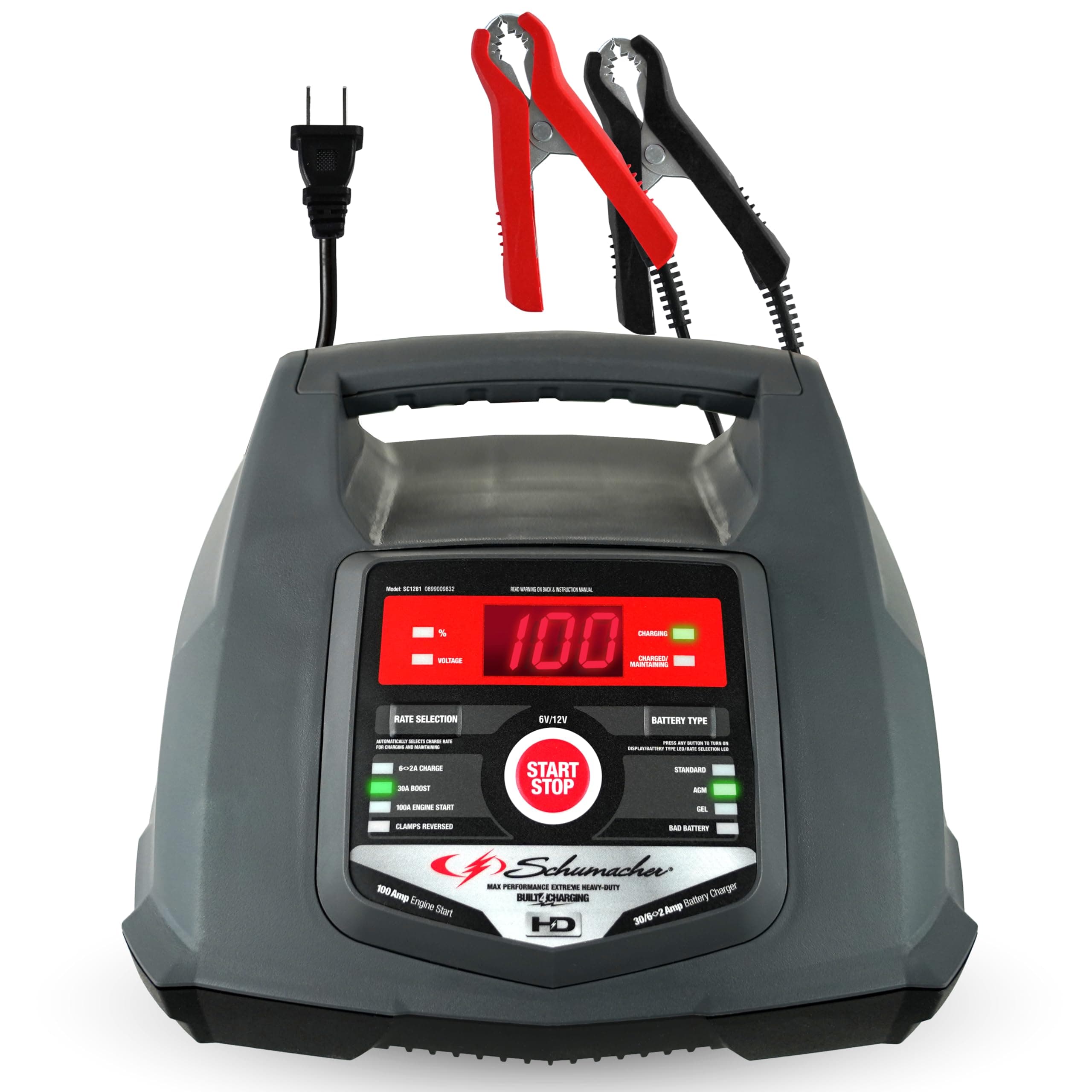 Schumacher Electric SC1281 6A/100A 5-in-1 Battery Charger and Engine Starter