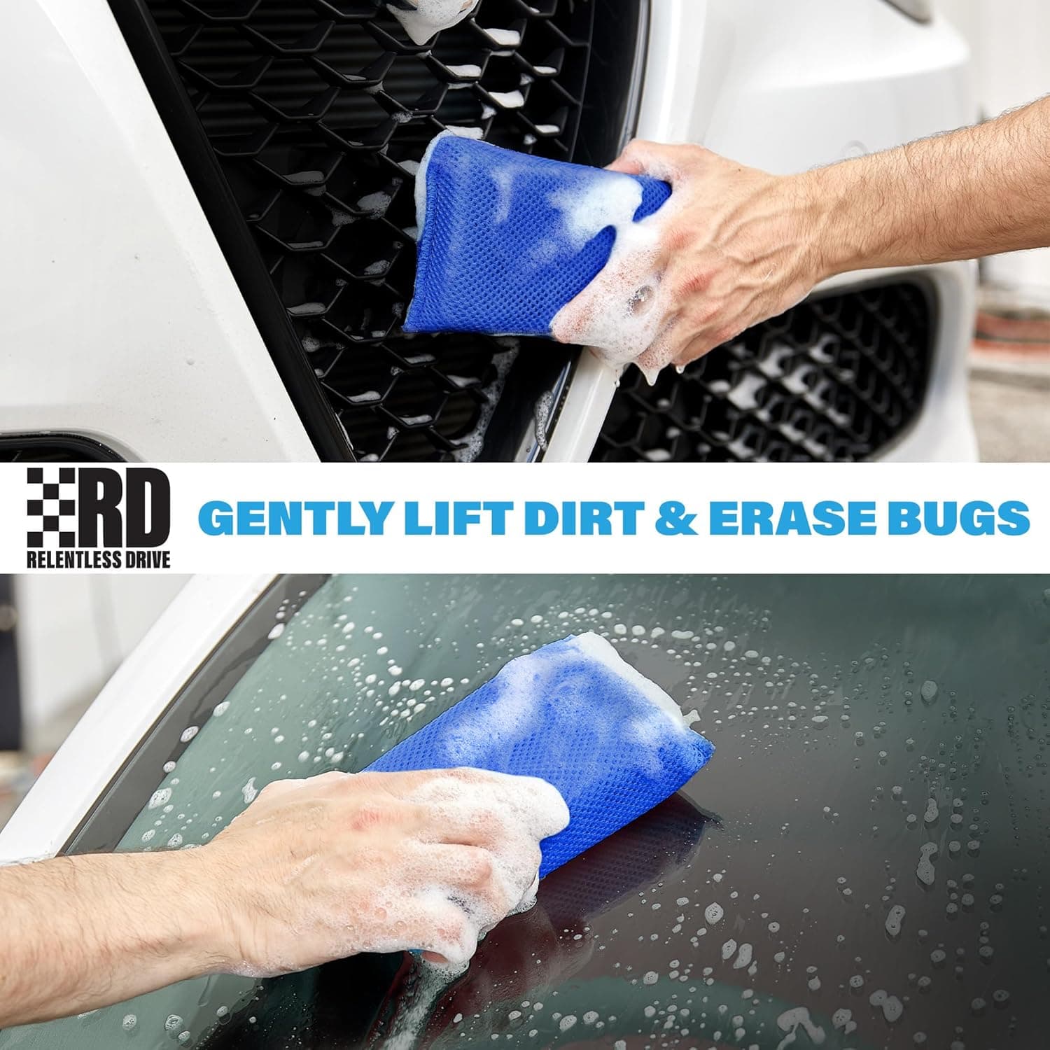 Relentless Drive Microfiber Bug Sponge (6-Pack)
