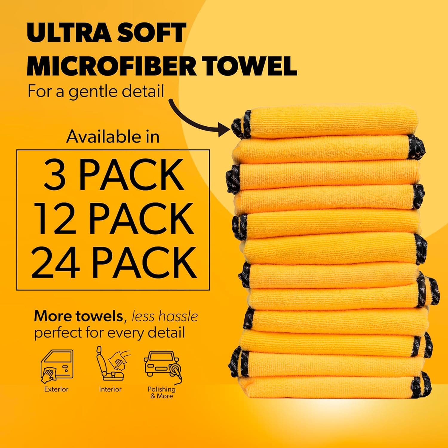 Chemical Guys Professional Grade Premium Microfiber Towel