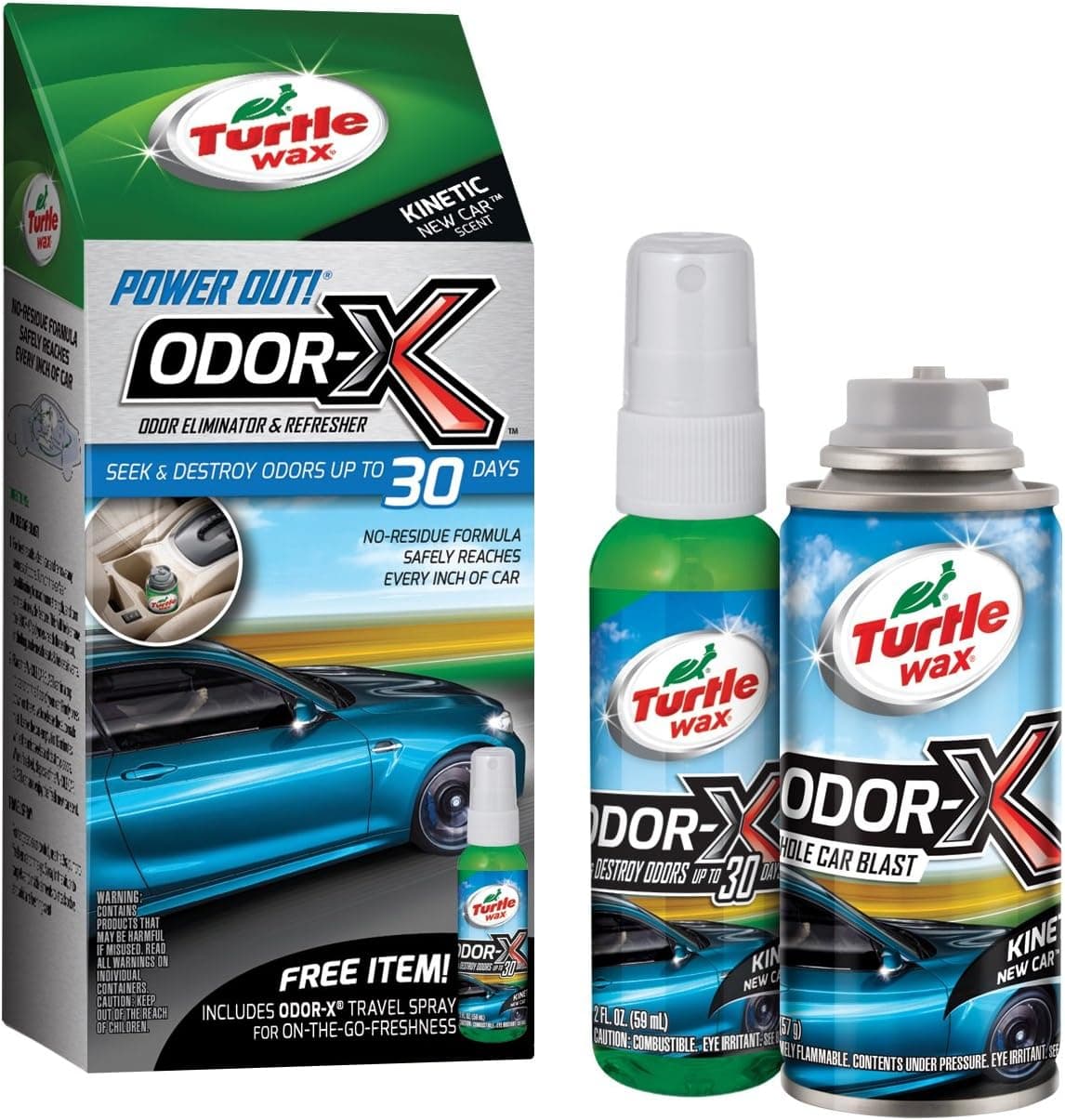 Turtle Wax Power Out! Odor-X Whole Car Blast (2.5 oz)