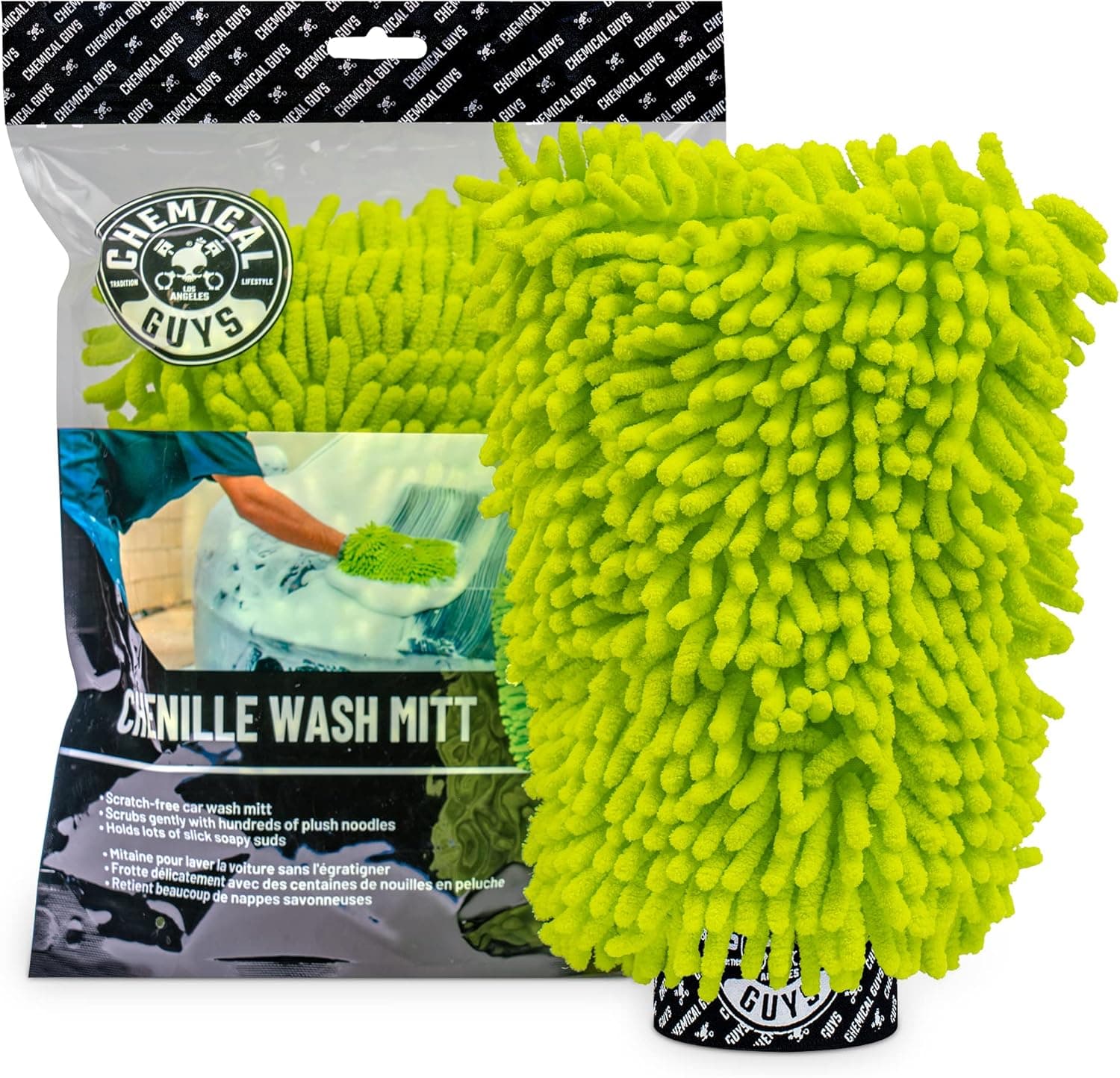Chemical Guys Chenille Premium Microfiber Wash Mitt