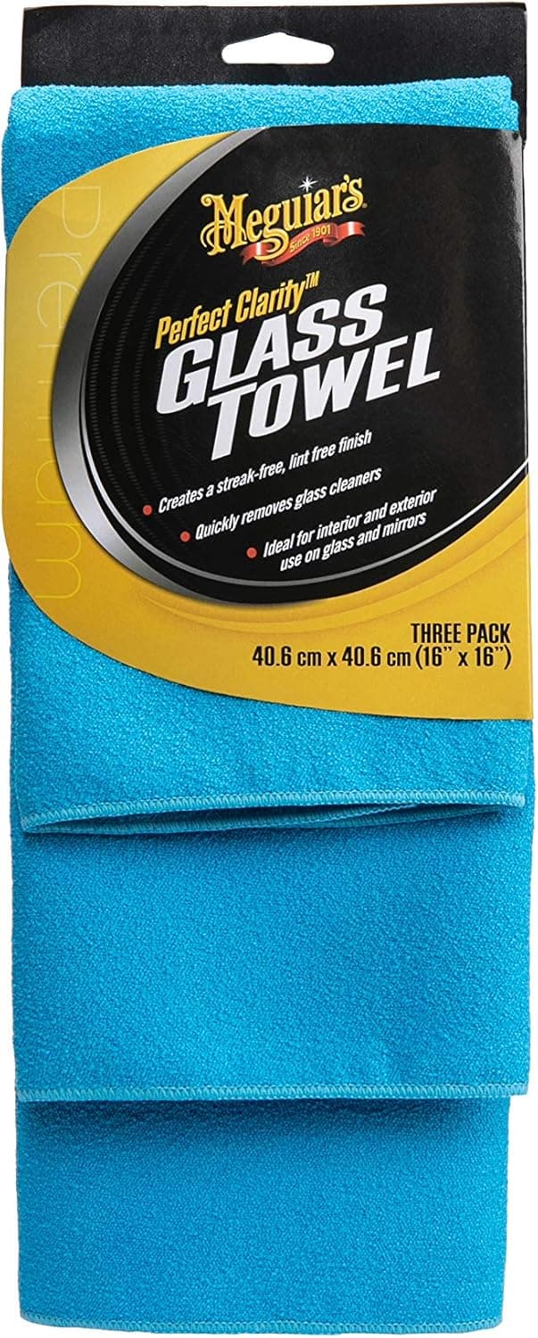 Meguiar's Perfect Clarity Glass Towel (3 Pack)