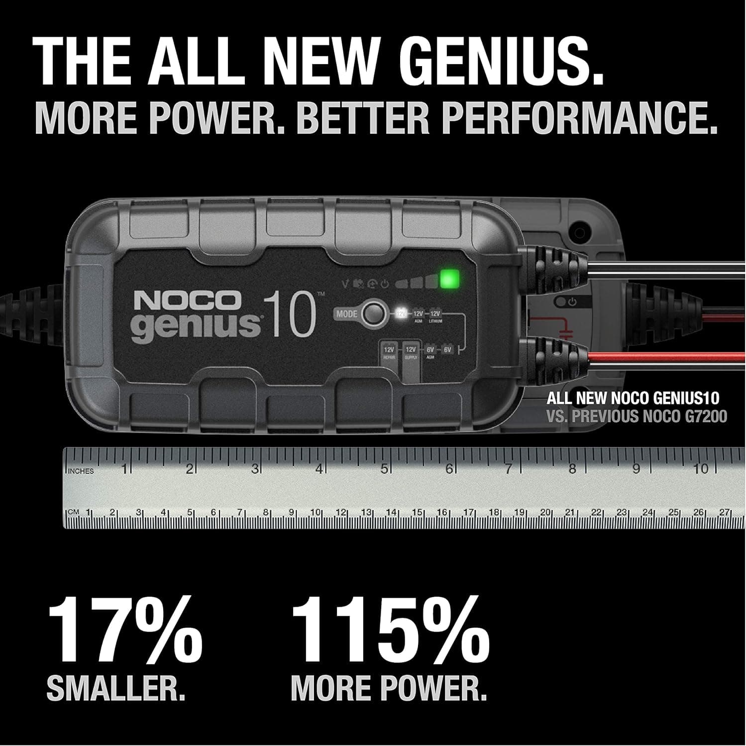 NOCO GENIUS10 10A Smart Battery Charger