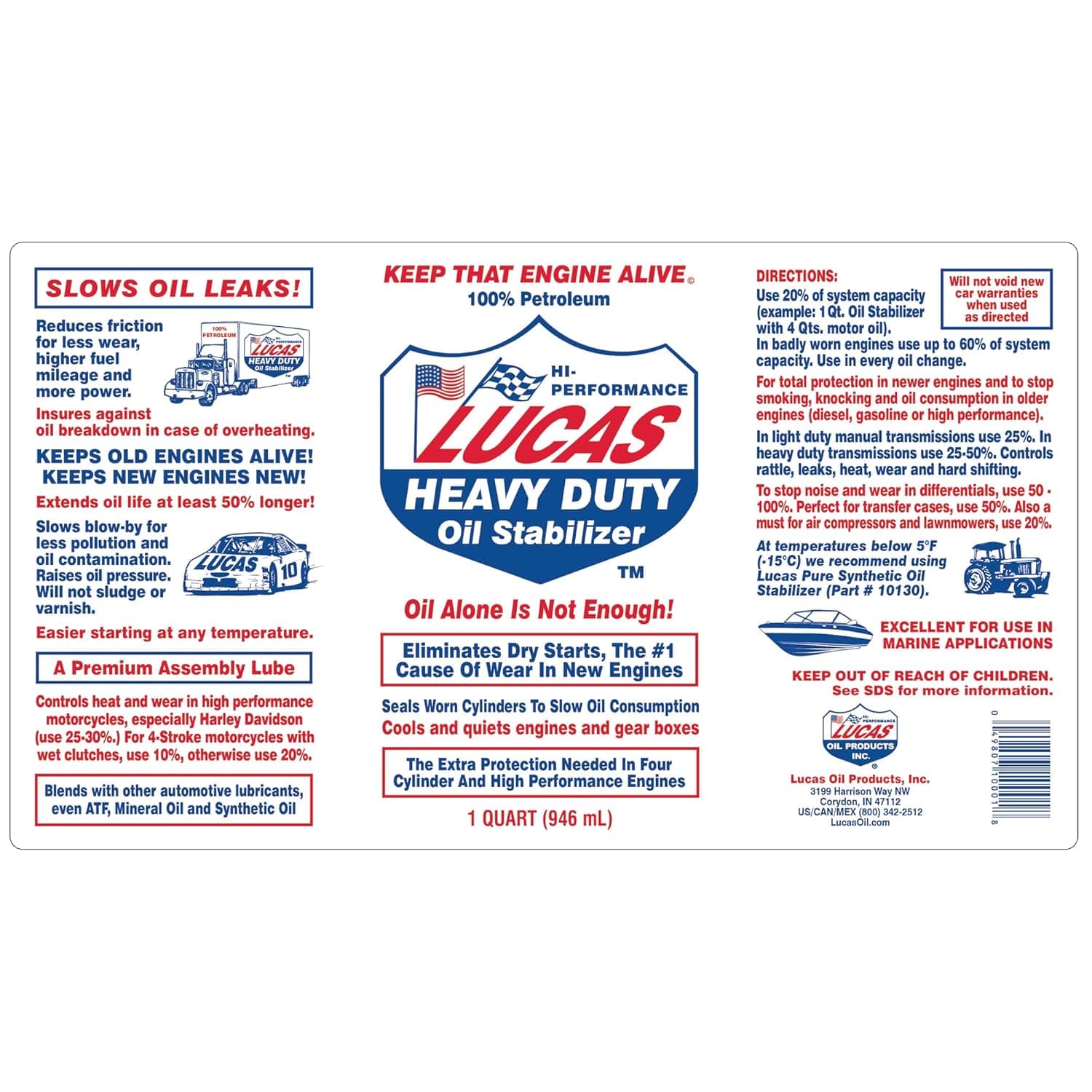 Lucas Oil Heavy Duty Oil Stabilizer