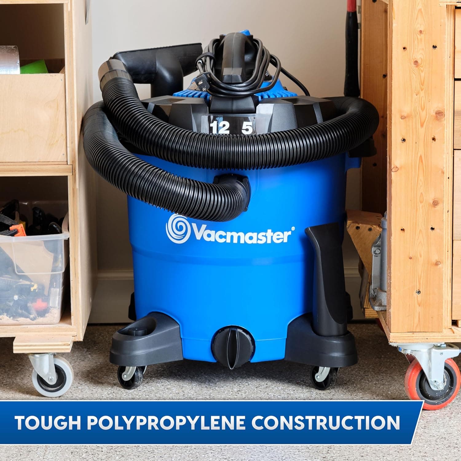 Vacmaster VBV1210 12-Gallon Wet/Dry Vacuum with Detachable Blower