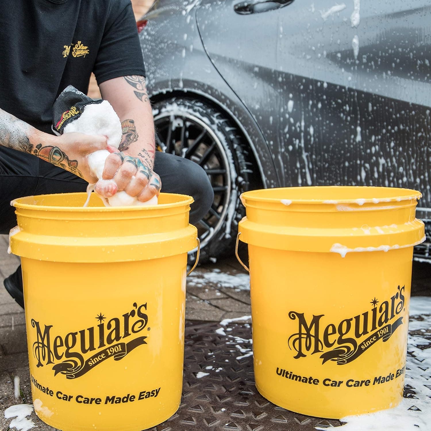 Meguiar's Yellow Large Car Wash Bucket