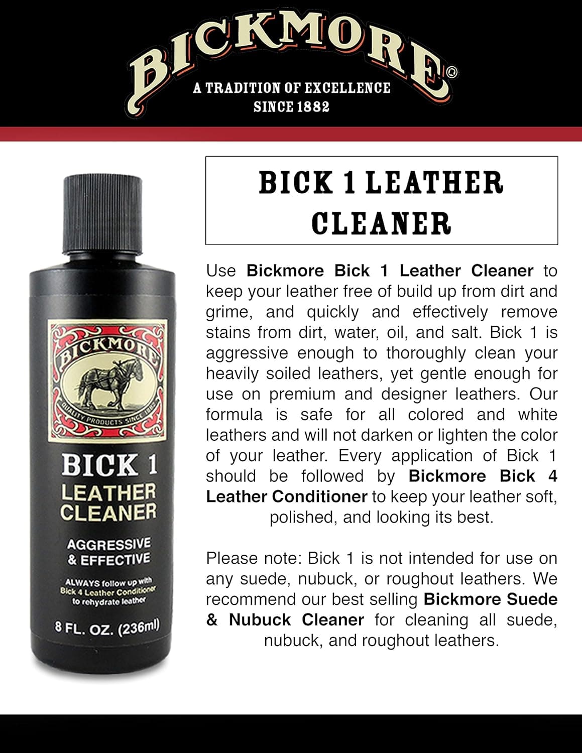 Bickmore Bick 1 Leather Cleaner