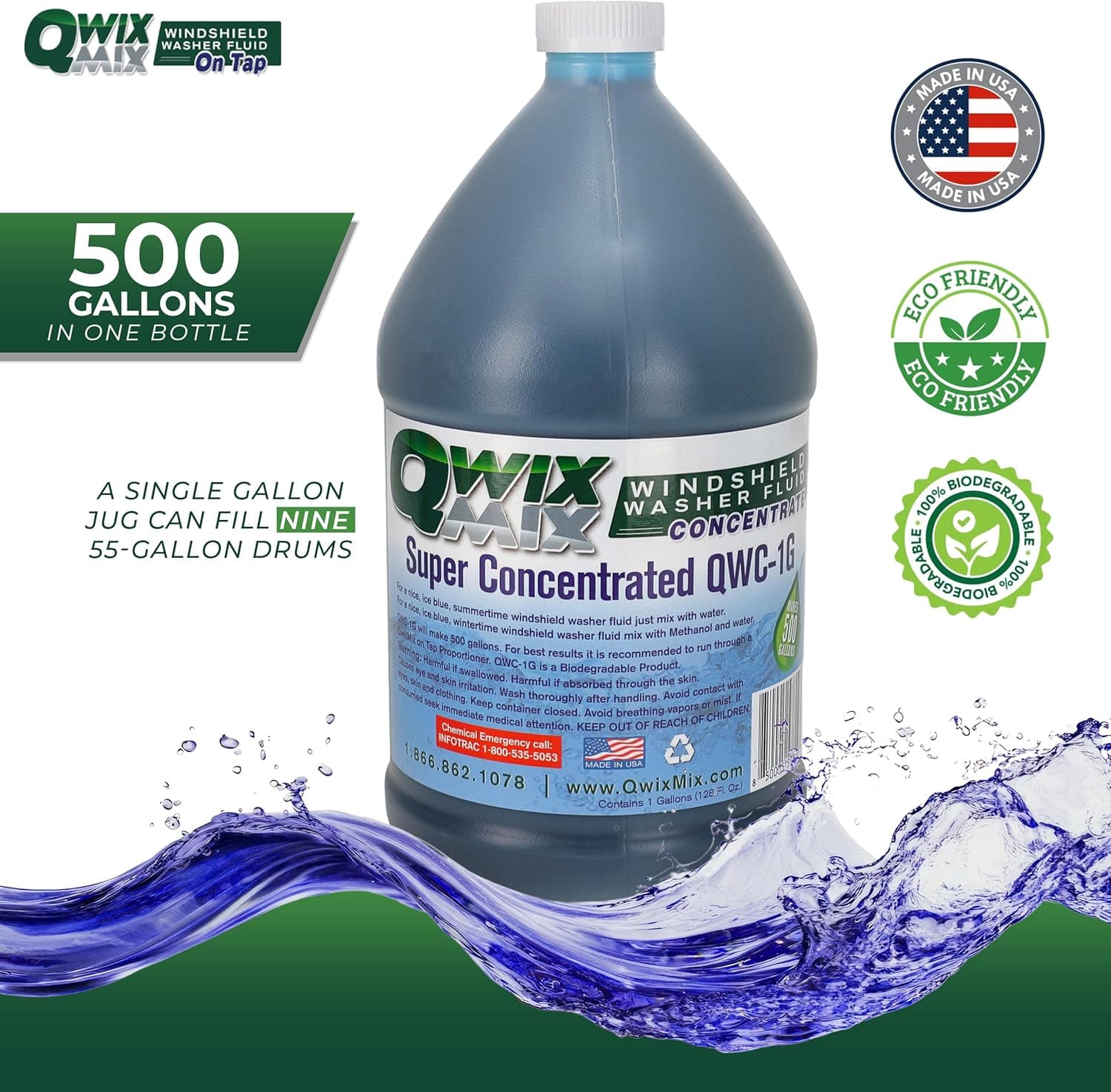 Qwix Mix Windshield Washer Fluid Concentrate
