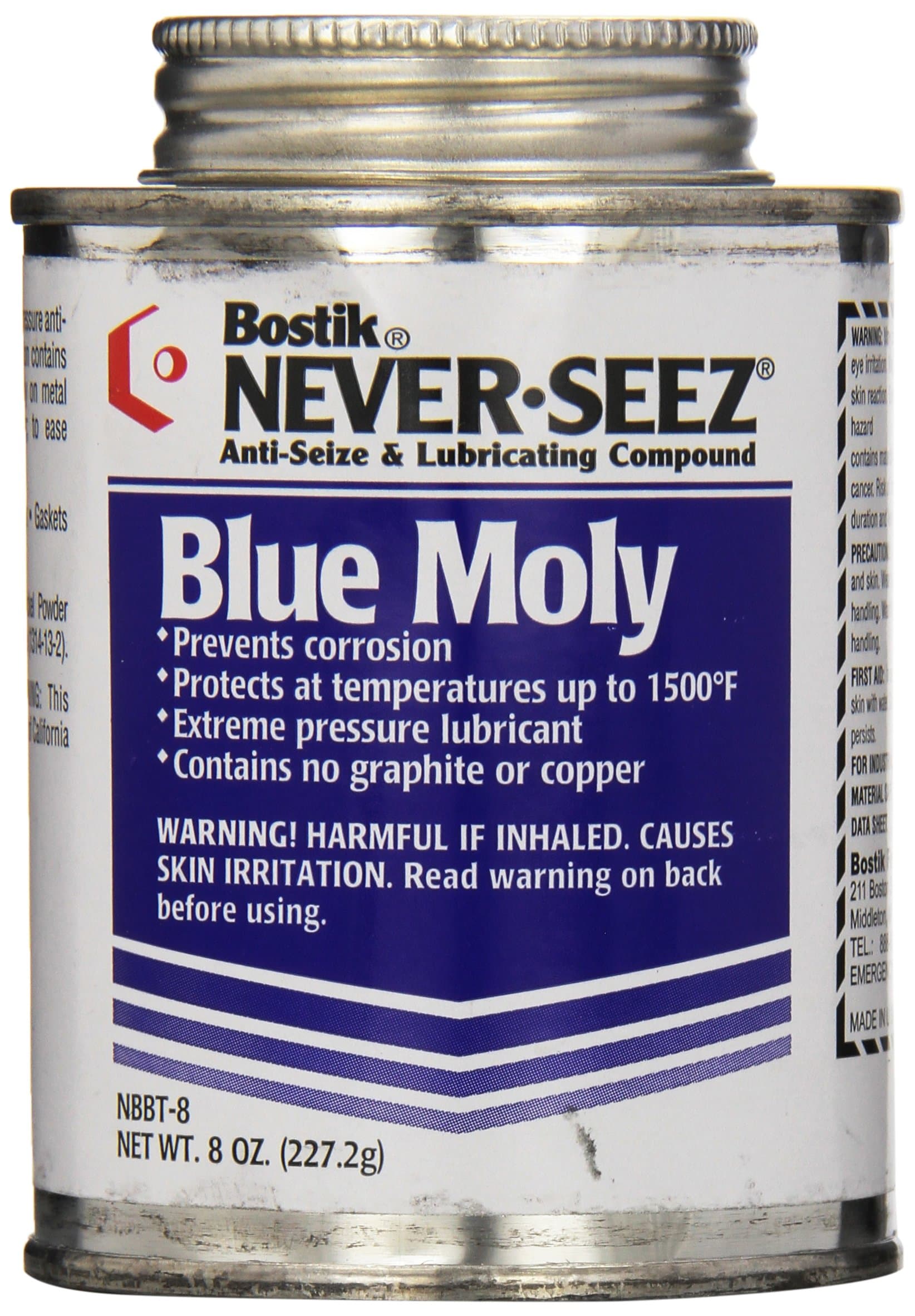 Never-Seez NBBT-8 Blue Moly Anti-Seize Compound