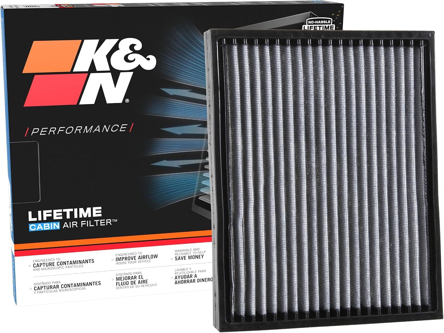 K&N VF2049 Premium Washable Cabin Air Filter