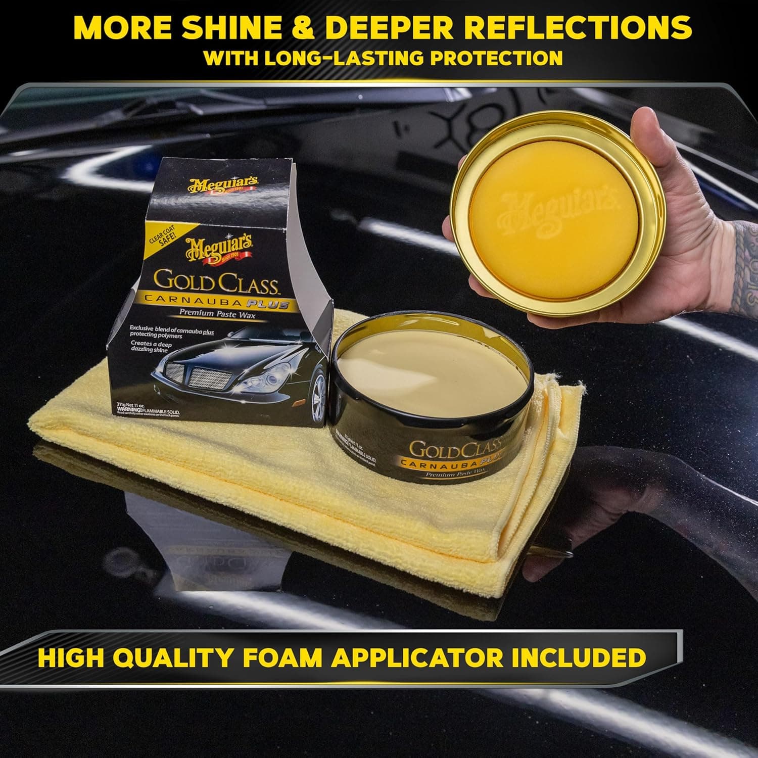 Meguiar's Gold Class Carnauba Plus Premium Paste Wax