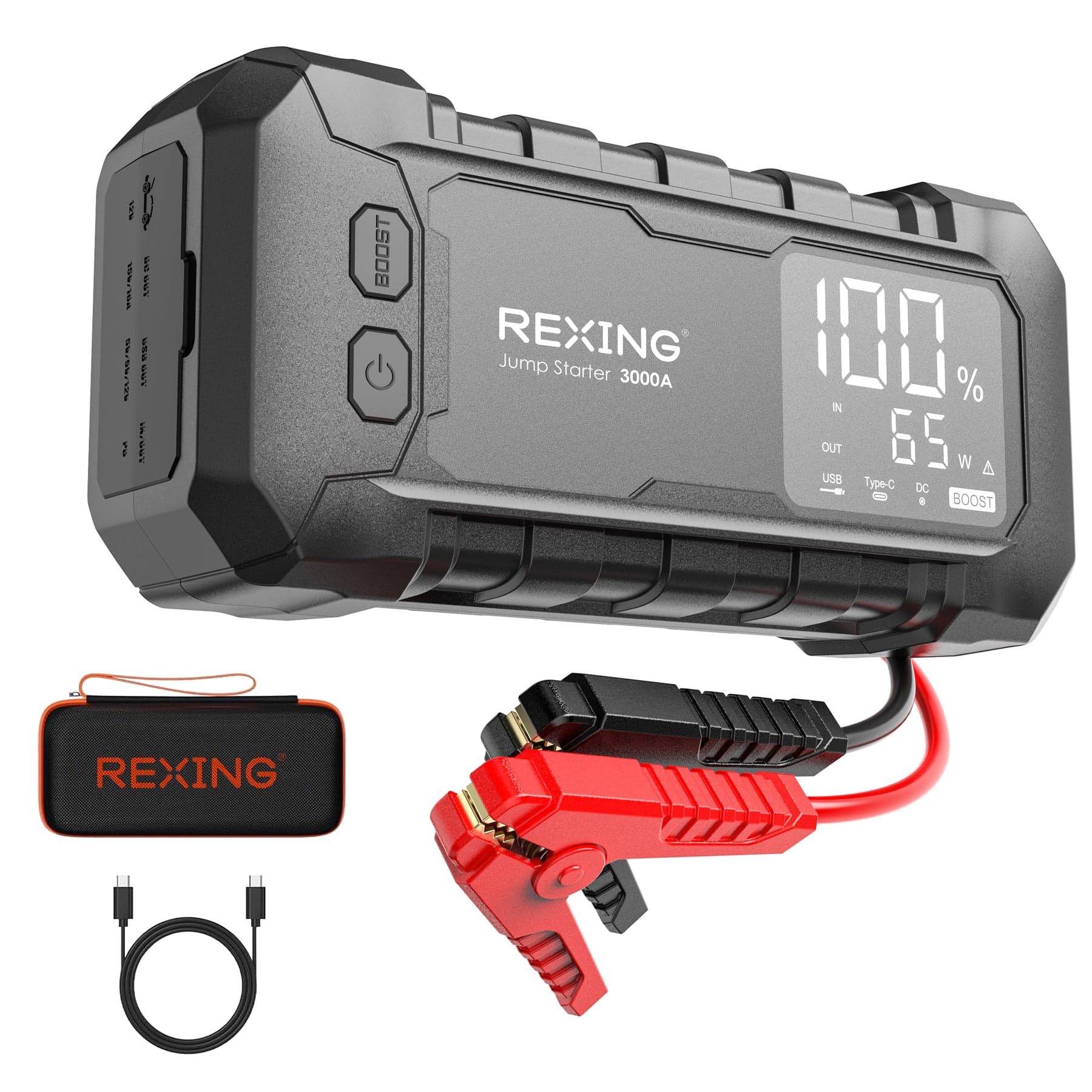 Rexing RJ3000 Jump Starter 3000A