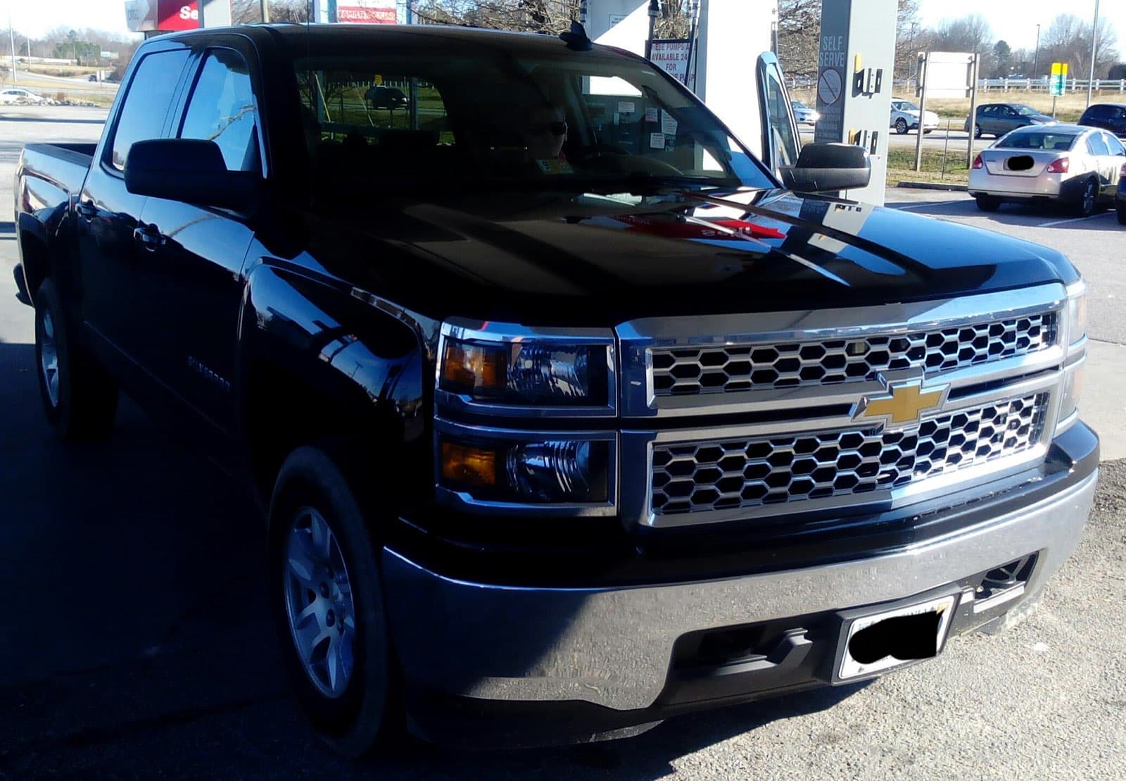 2014-2015 Chevrolet Silverado 1500 LT Crew Cab, representative K2XX (3rd Generation) example
