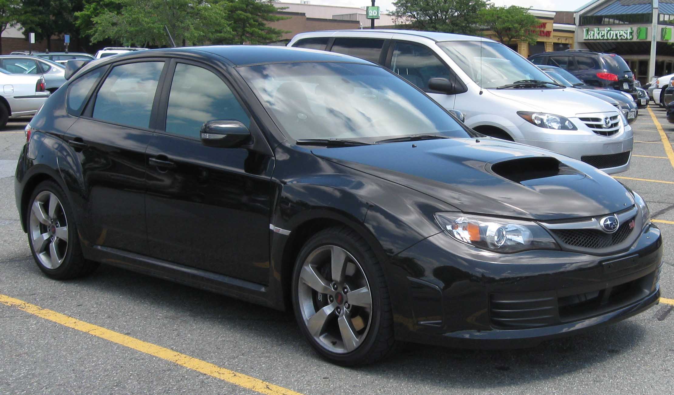 2008 Subaru WRX STI hatchback, representative 3rd-generation example