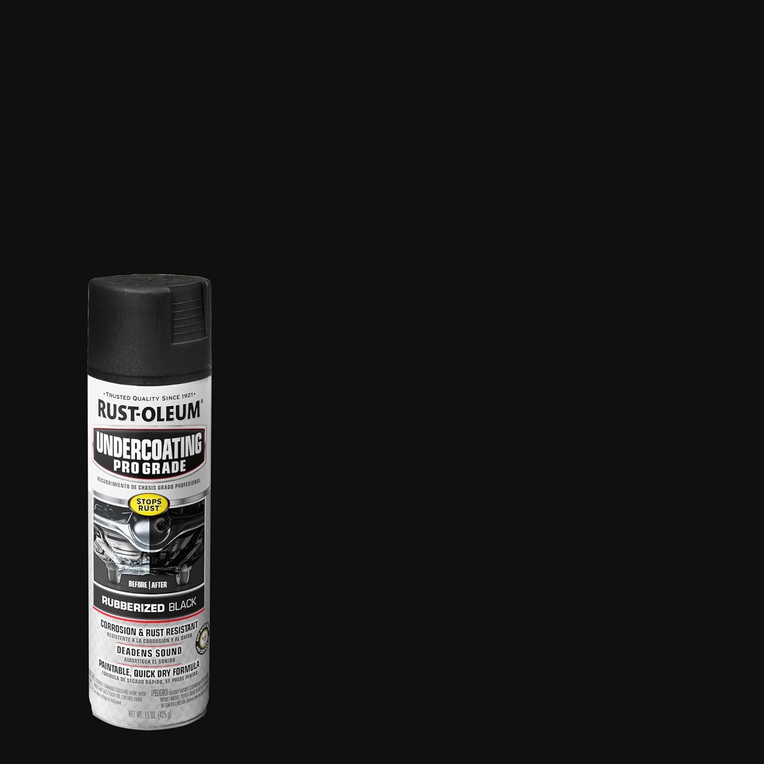 Rust-Oleum 248656 Professional Grade Rubberized Undercoating Spray (15 oz)