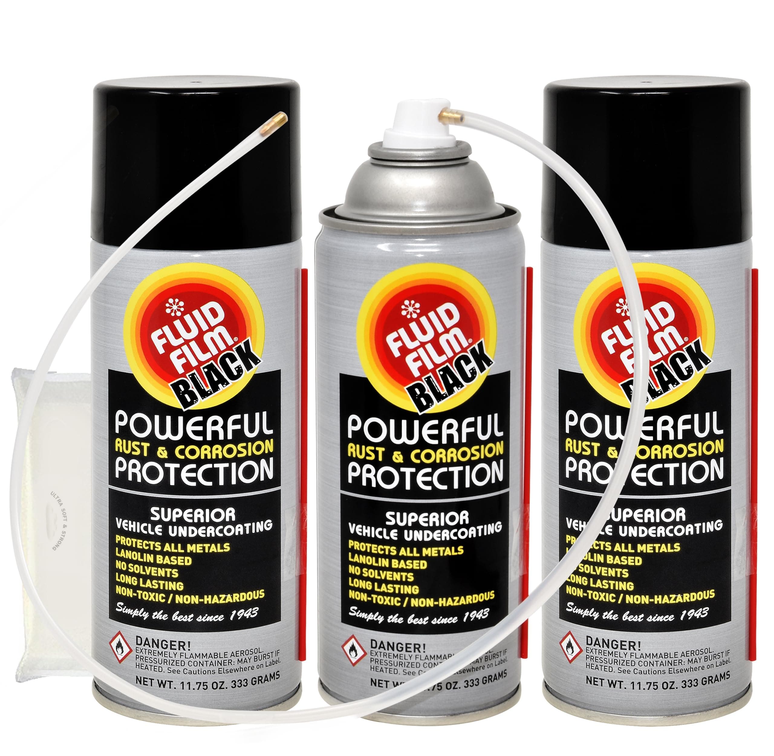 Fluid Film Black Aerosol Undercoating (11.75 oz)