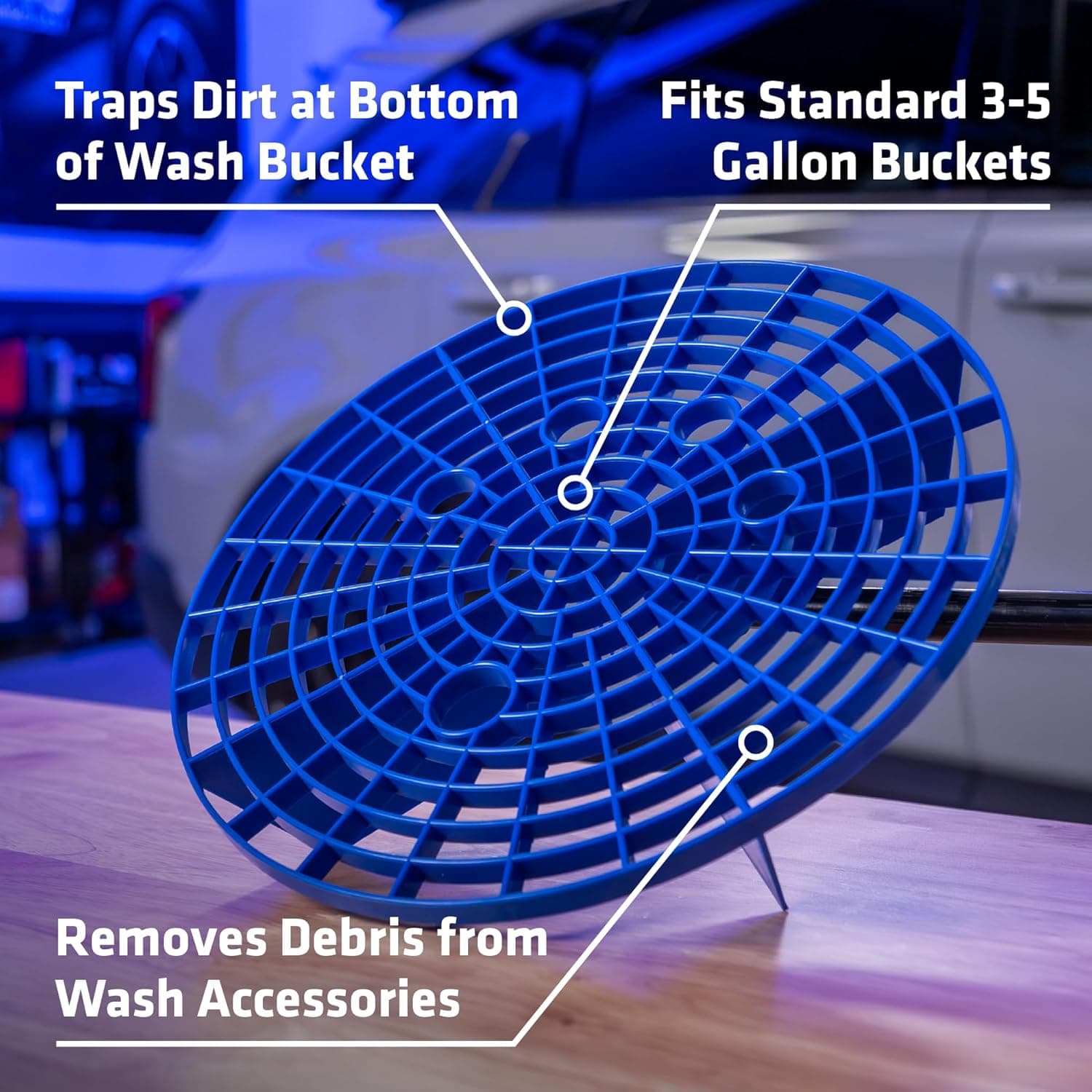 VIKING Automotive Bucket Insert Grit Trap (Blue)