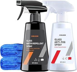 SHIELDOM Anti-Fog & Rain Repellent Spray Kit