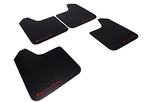 Rally Armor MF12-BAS Basic Mud Flap with Logo (Universal Fitment, no Hardware)