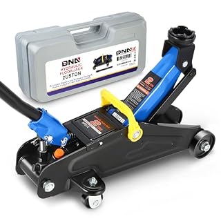 DNA Motoring TOOLS-00474 Low Profile Hydraulic Trolley Floor Jack, 2 Ton