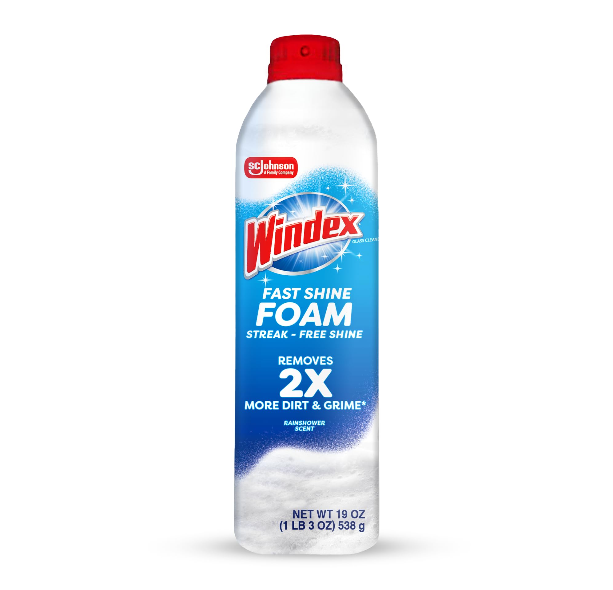 Windex Fast Shine Foam Glass Cleaner
